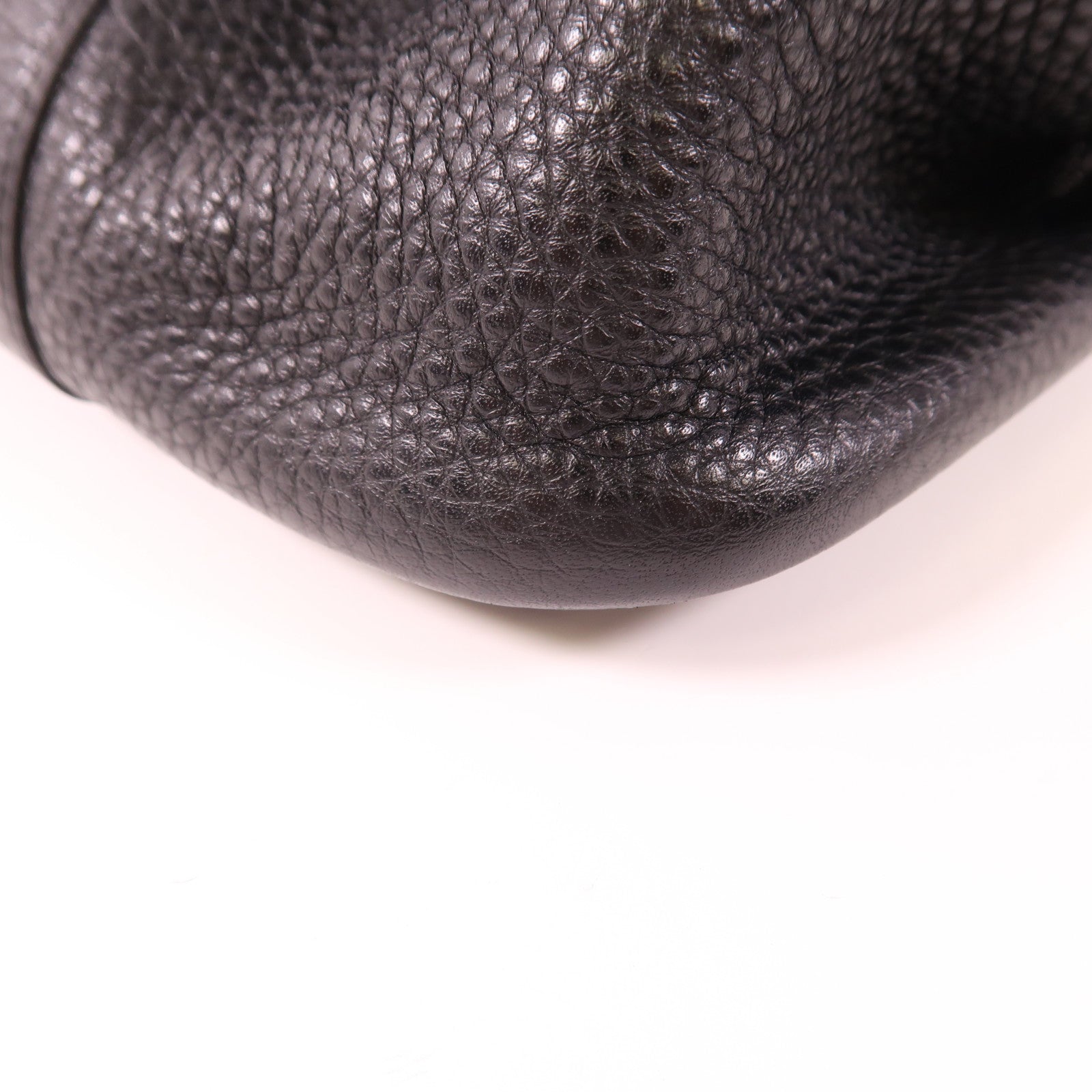 HERMES Clemence皮革Picotin MM銀扣手挽袋Noir