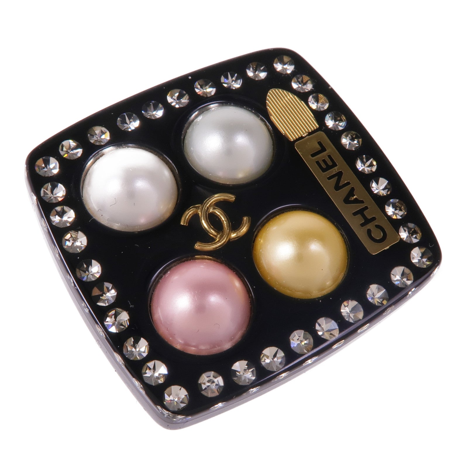CHANEL 【激減優惠】PVC/金屬Brooch胸針