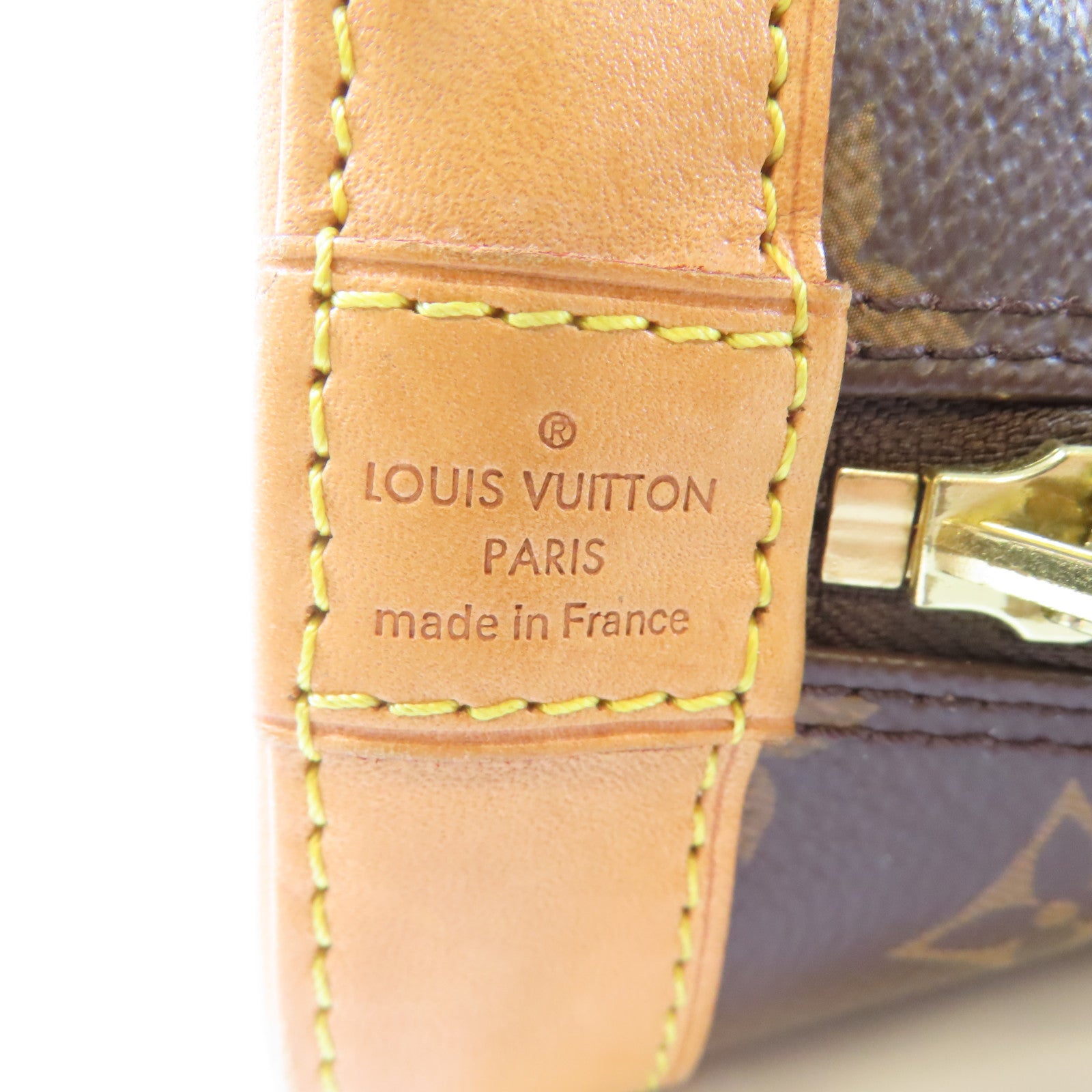 LOUIS VUITTON 【激減優惠】Monogram Alma BB 金扣手挽肩背兩用袋啡色