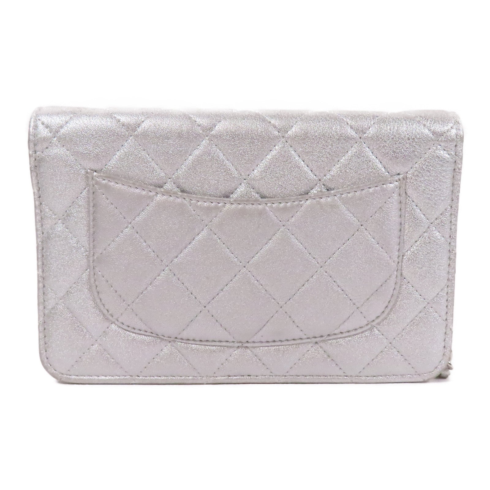 CHANEL 羊皮皮革WOC Wallet On Chain鏈帶肩背袋