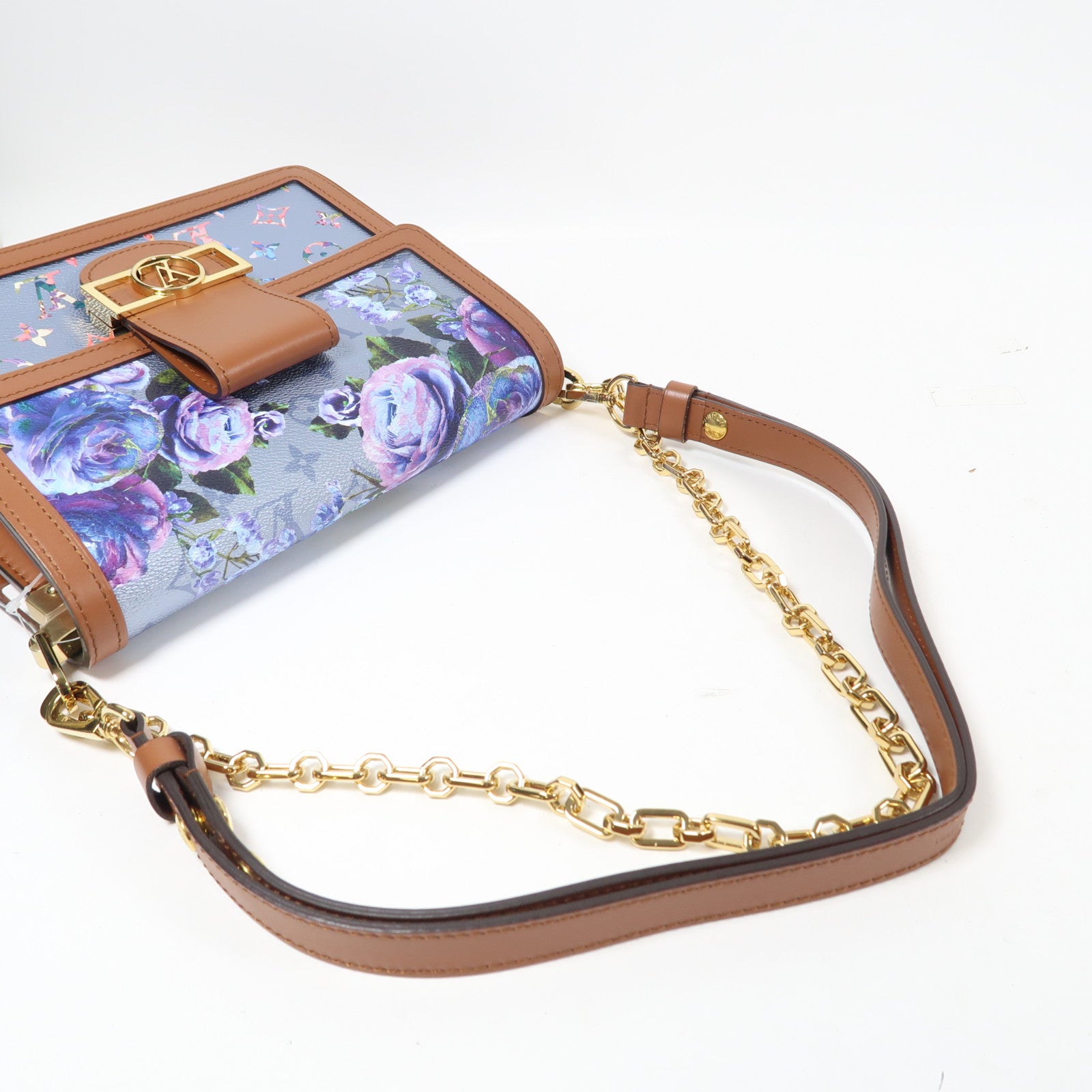 LOUIS VUITTON 【激減優惠】Monogram Dauphine MM金扣手挽肩背兩用袋啡色