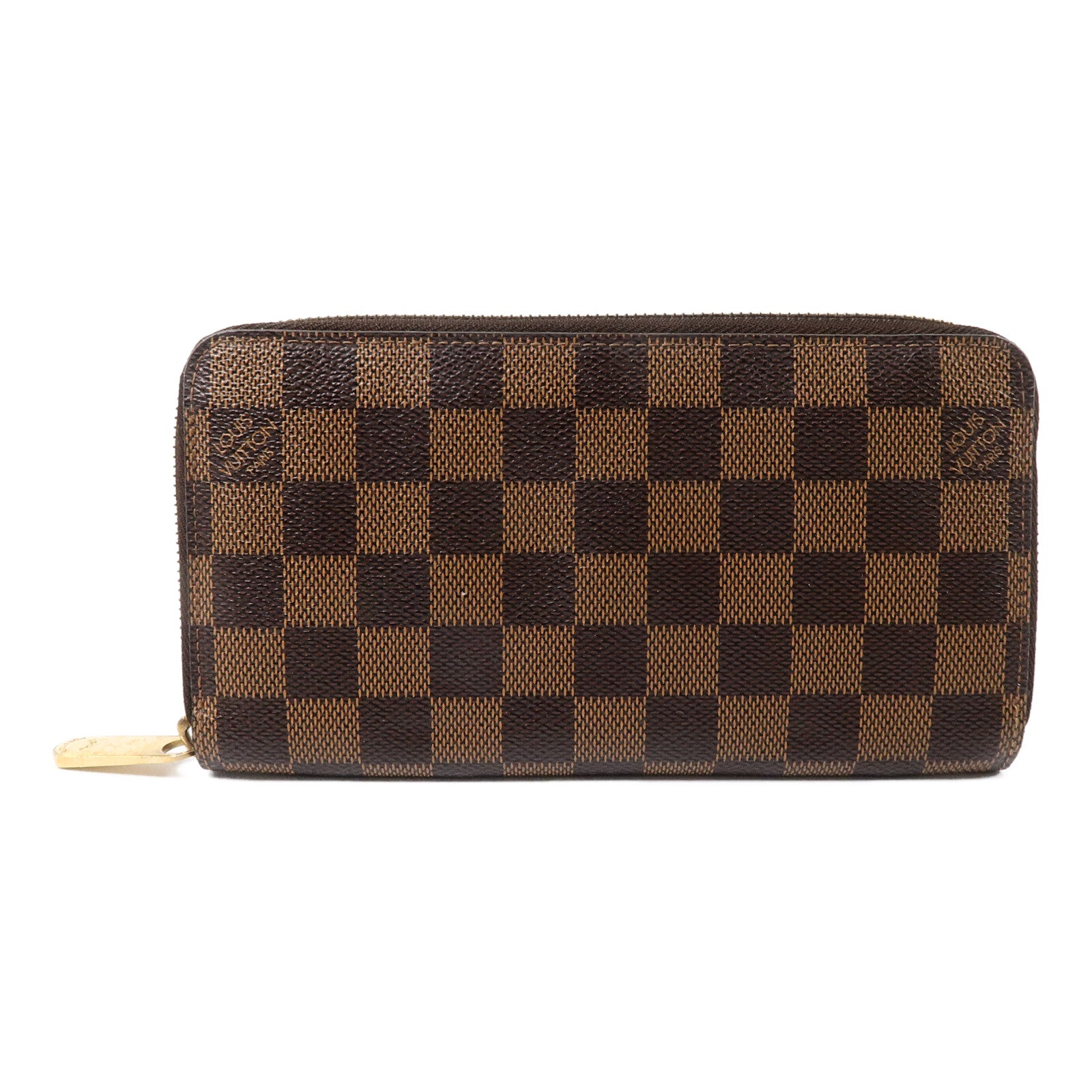 LOUIS VUITTON Damier Zippy Organizer金扣長錢包
