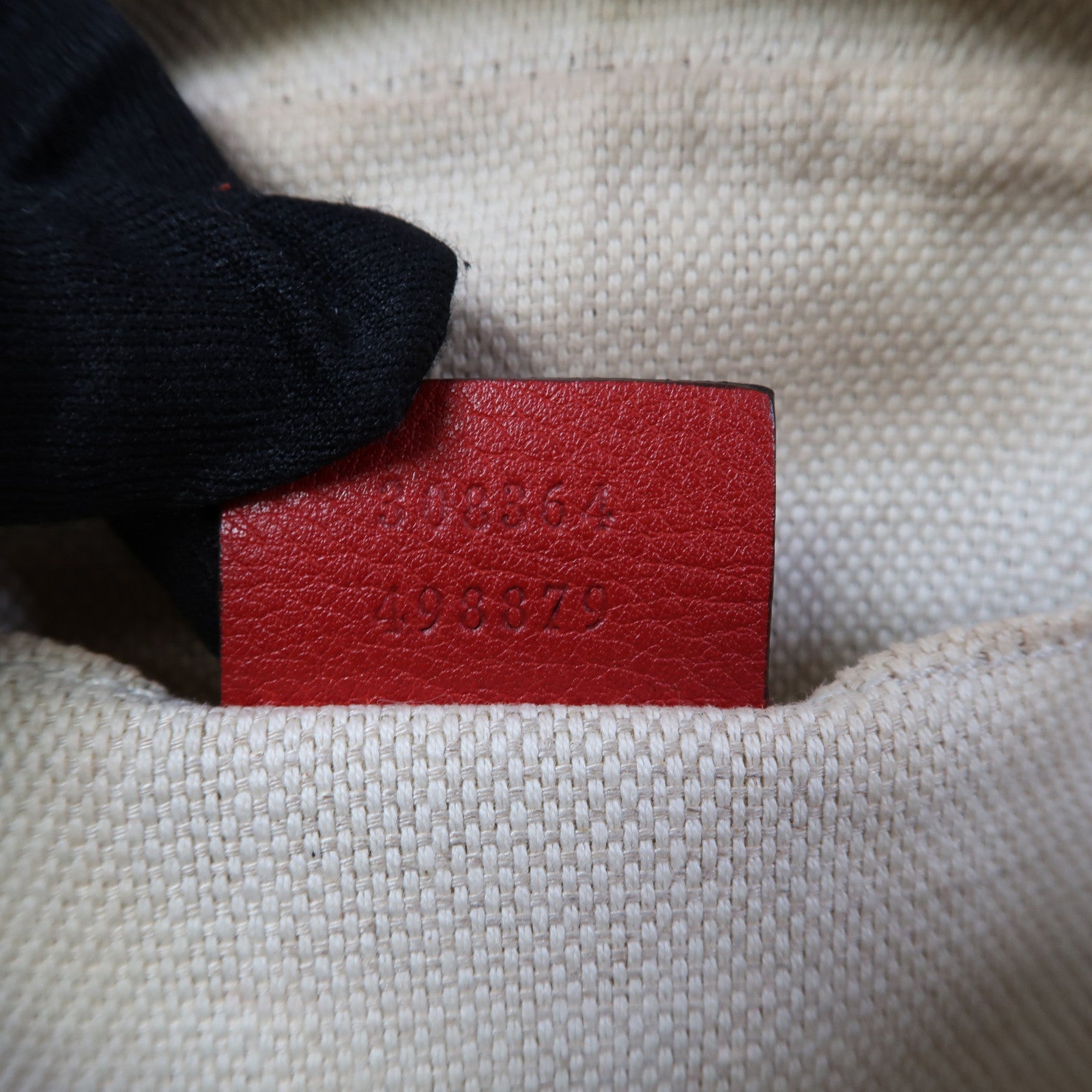 GUCCI 牛皮皮革Soho Disco Shoulder Bag金扣肩背袋紅色