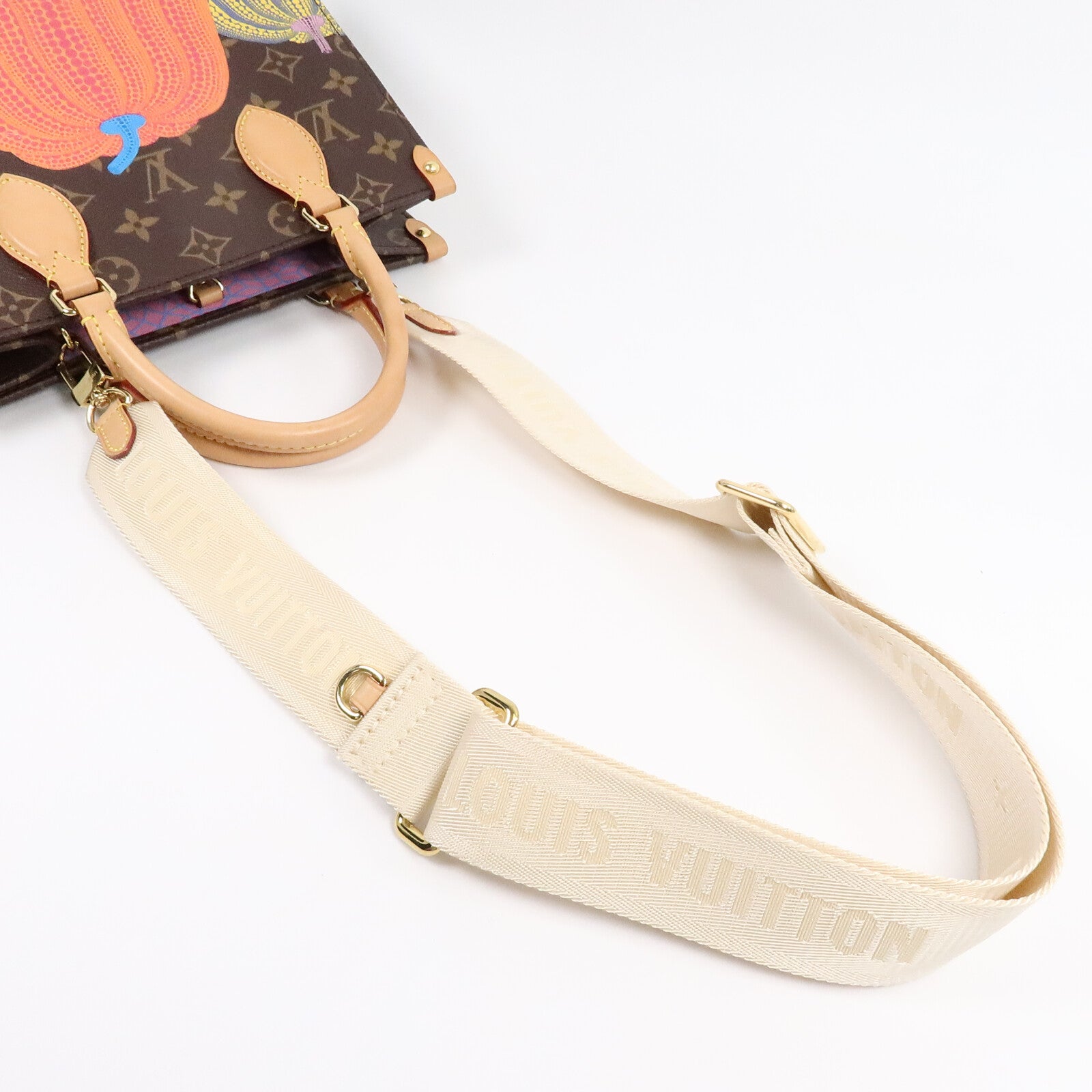 LOUIS VUITTON Monogram Reverse LV x YK OnTheGo PM手挽肩背兩用袋