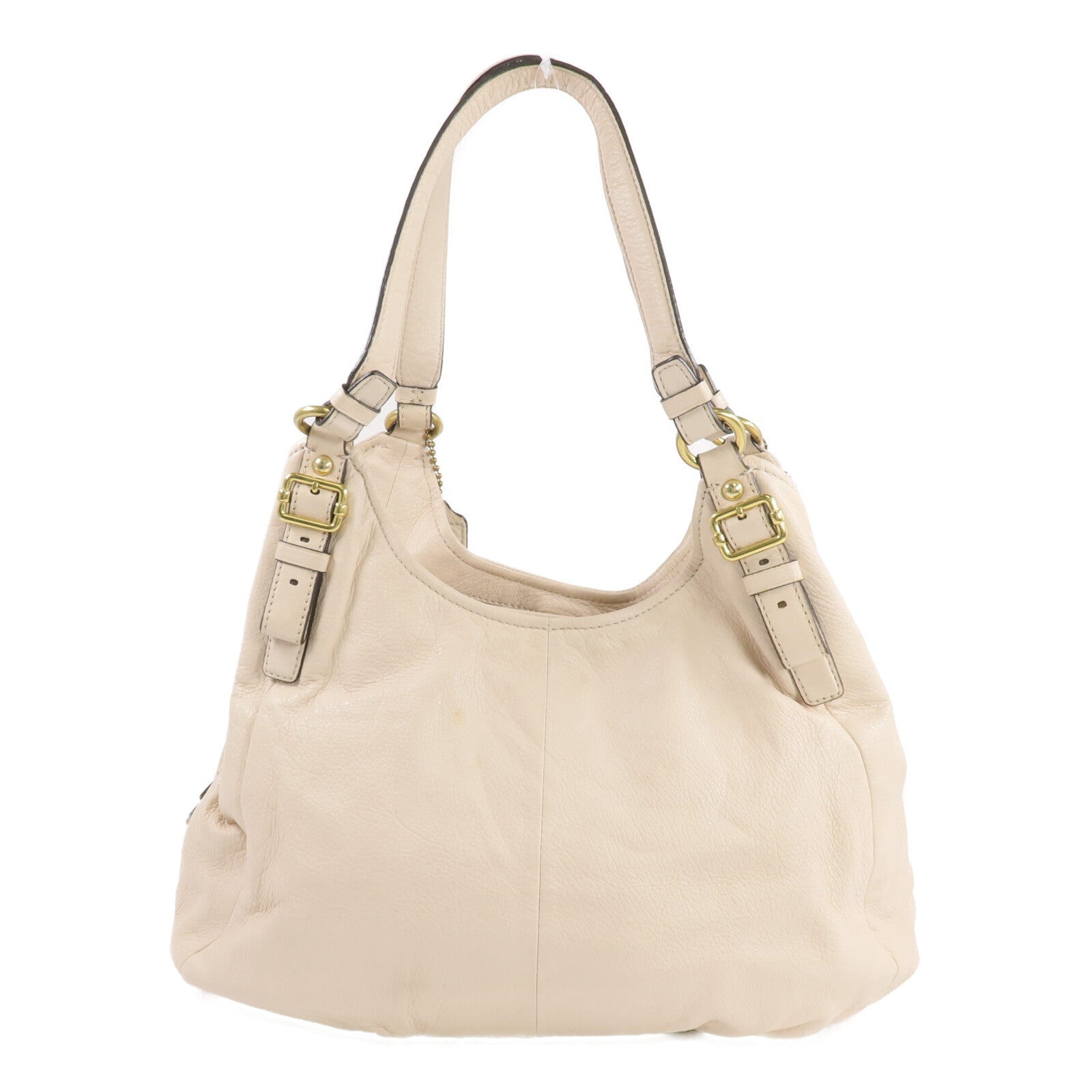 COACH 牛皮皮革Shoulder Bag金扣肩背袋