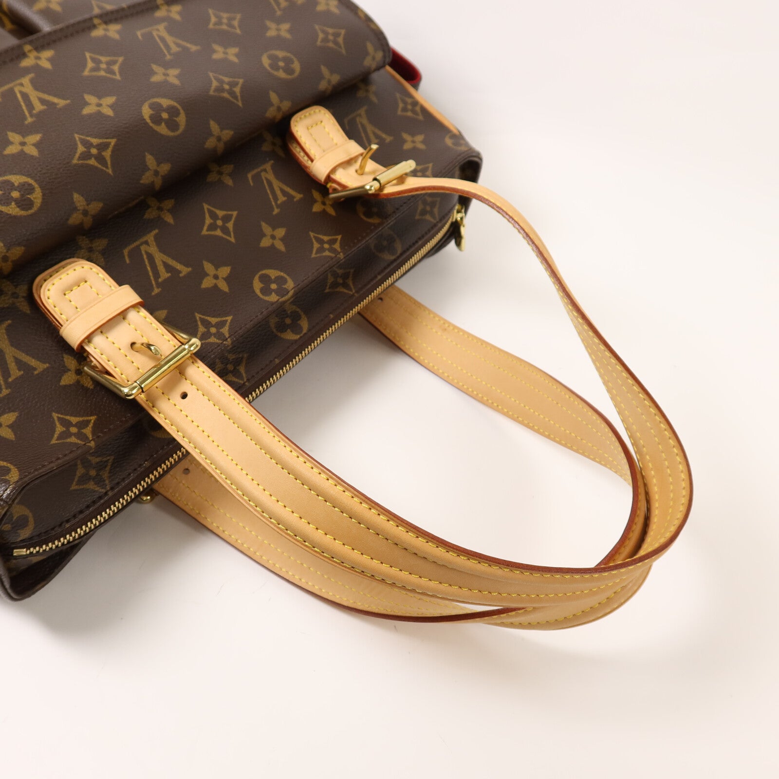 LOUIS VUITTON Monogram Multipli Cite金扣肩背袋