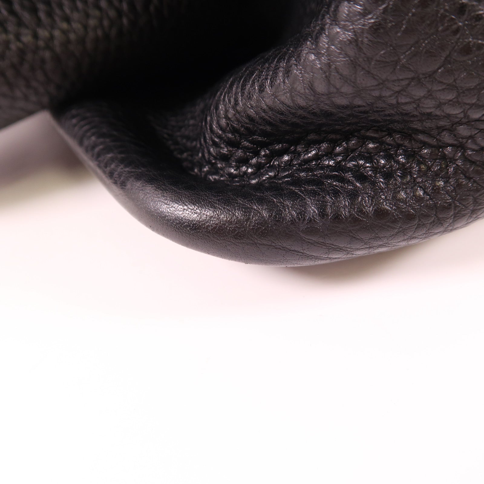 HERMES Clemence皮革Picotin MM銀扣手挽袋Noir