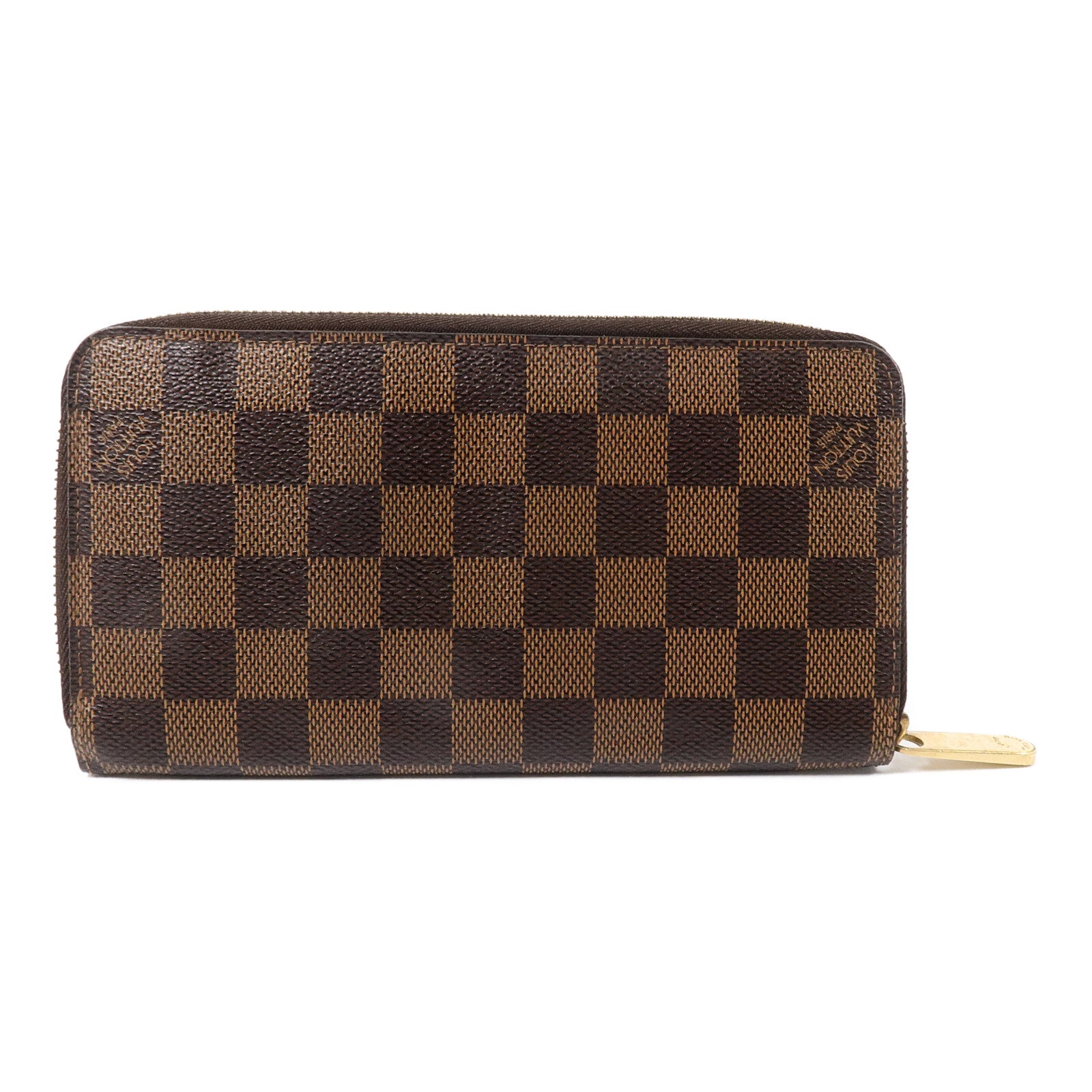 LOUIS VUITTON Damier Zippy Organizer金扣長錢包