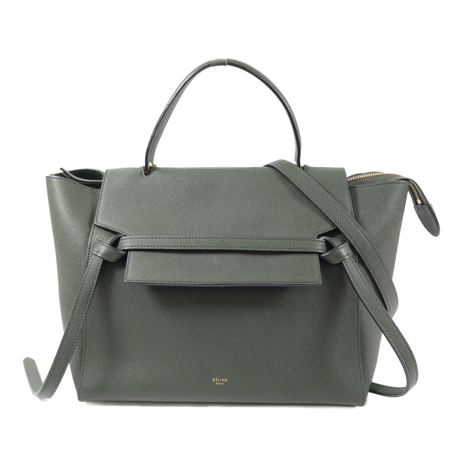 CELINE 牛皮皮革Micro Belt Bag手挽肩背兩用袋