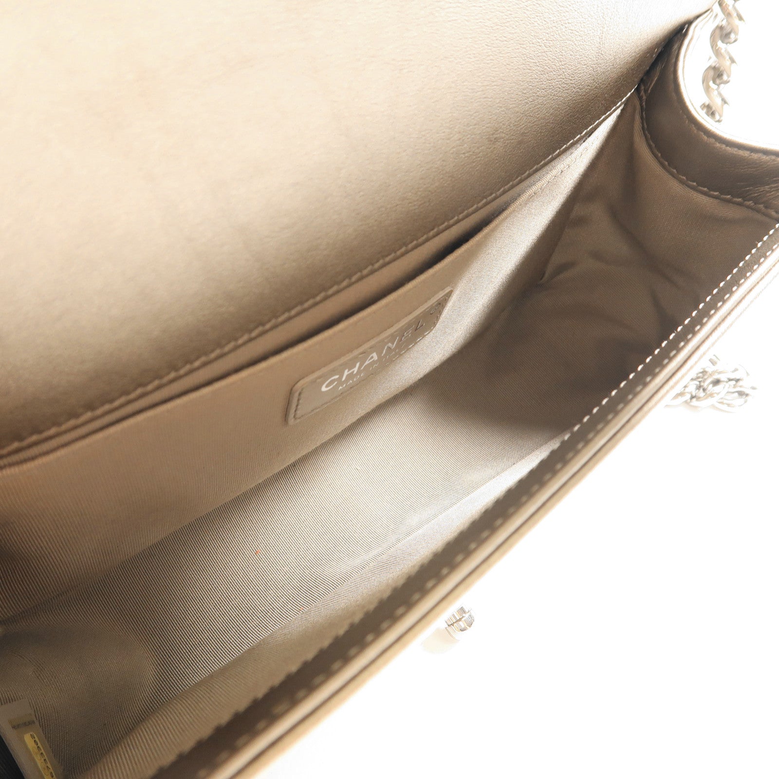 CHANEL CC SHW Boy Chanel Shoulder Bag 26733302 Calfskin Leather Grey