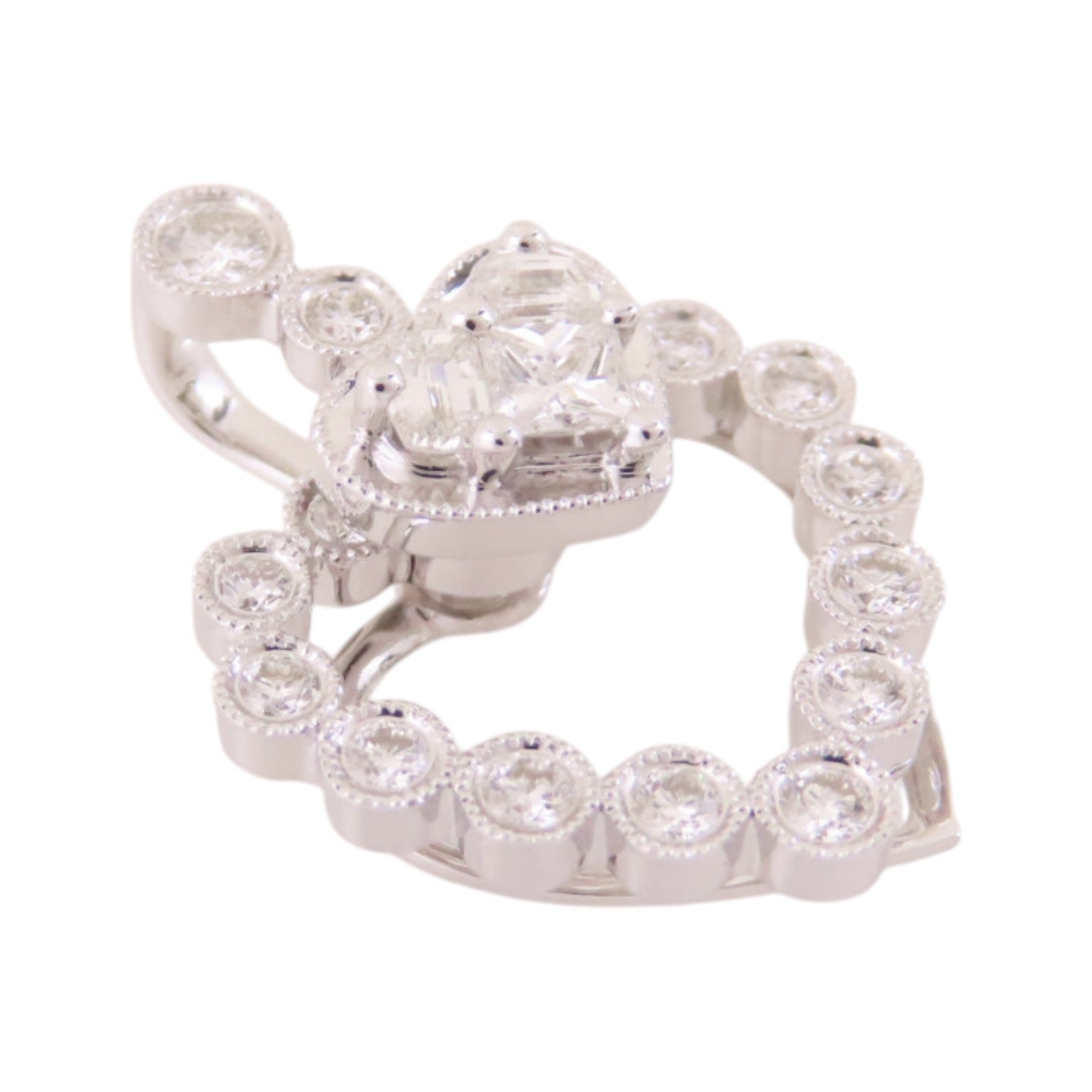 JEWELRY 【激減優惠】18K白金/鑽石Diamond Pendant Top吊墜