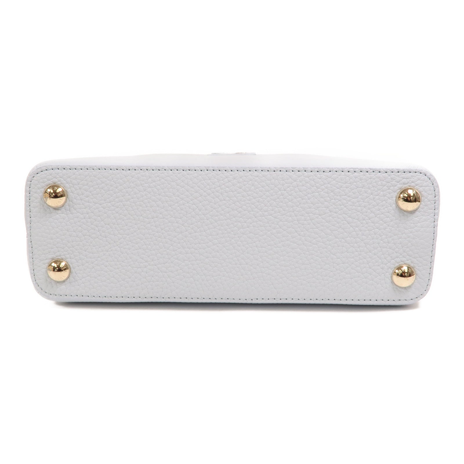 LOUIS VUITTON 牛皮皮革Capucines BB金扣手挽肩背兩用袋