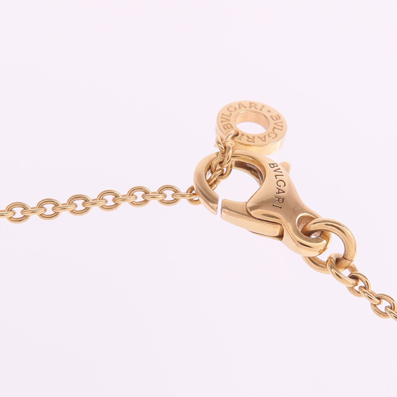 BVLGARI 18K玫瑰金/陶瓷B.Zero 1 Necklace項鍊