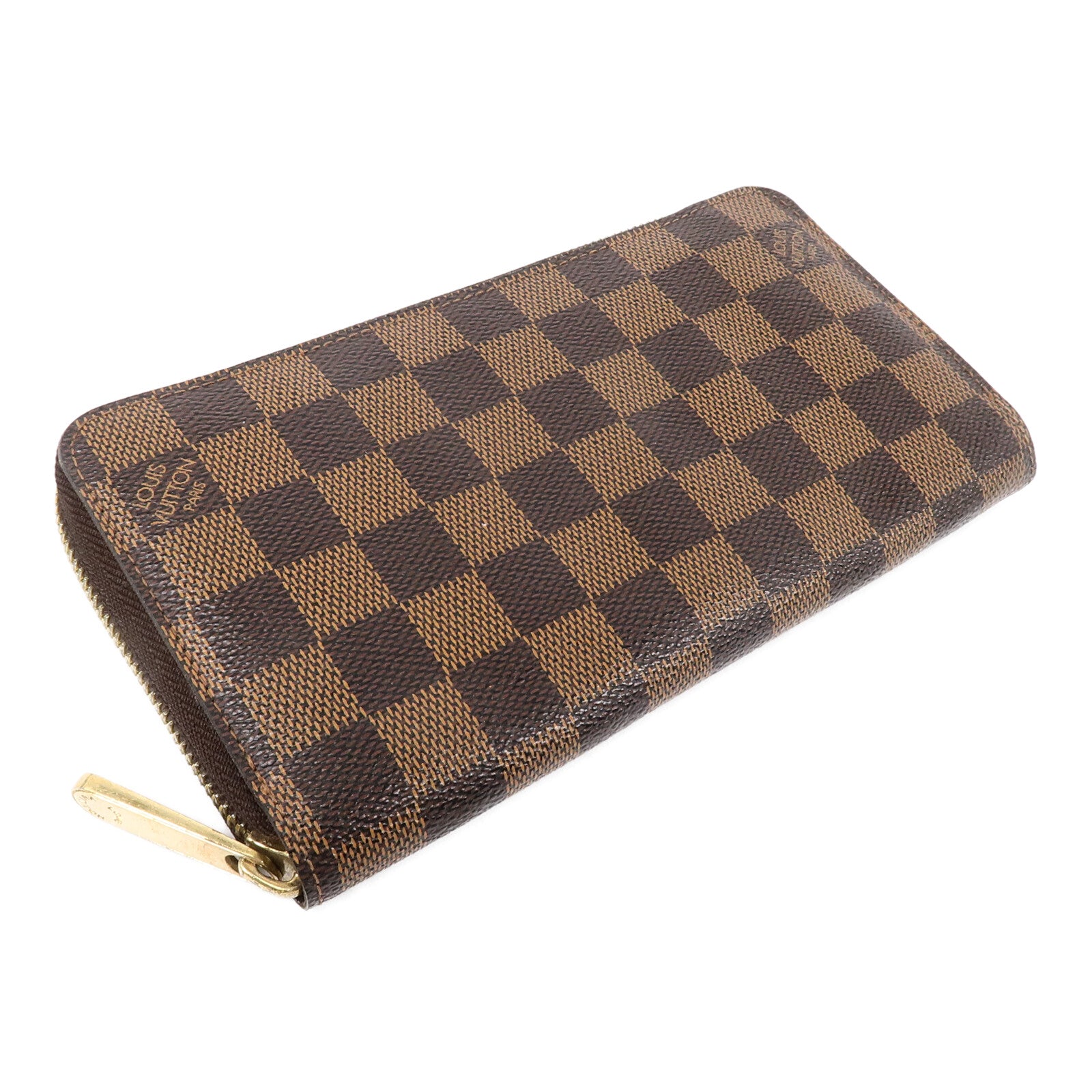 LOUIS VUITTON Damier Zippy Organizer金扣長錢包