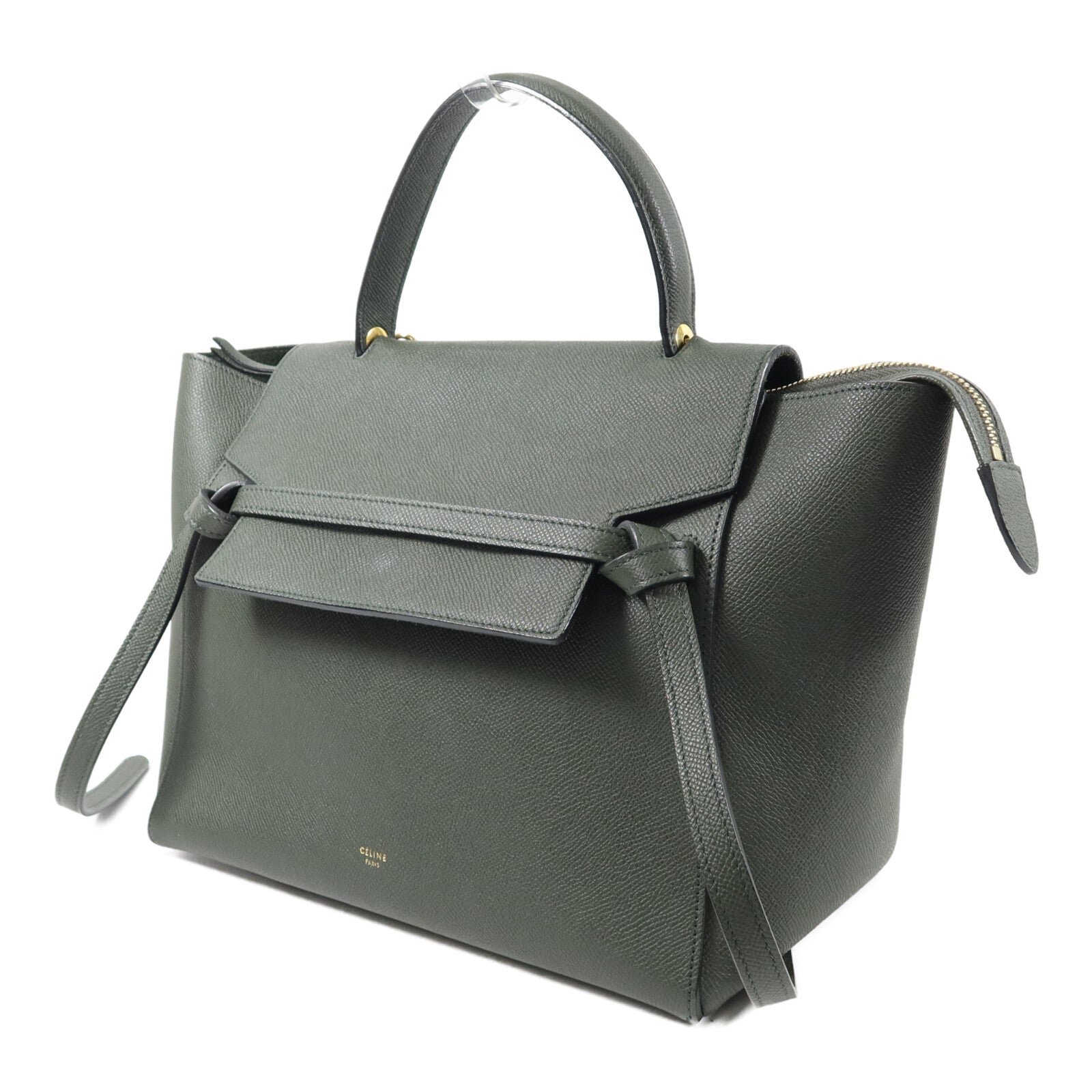 CELINE 牛皮皮革Micro Belt Bag手挽肩背兩用袋