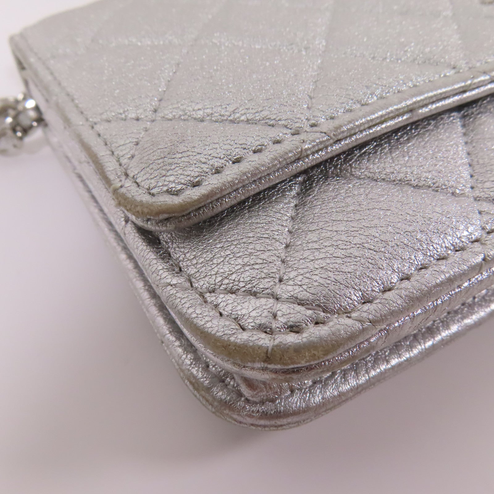 CHANEL 羊皮皮革WOC Wallet On Chain鏈帶肩背袋