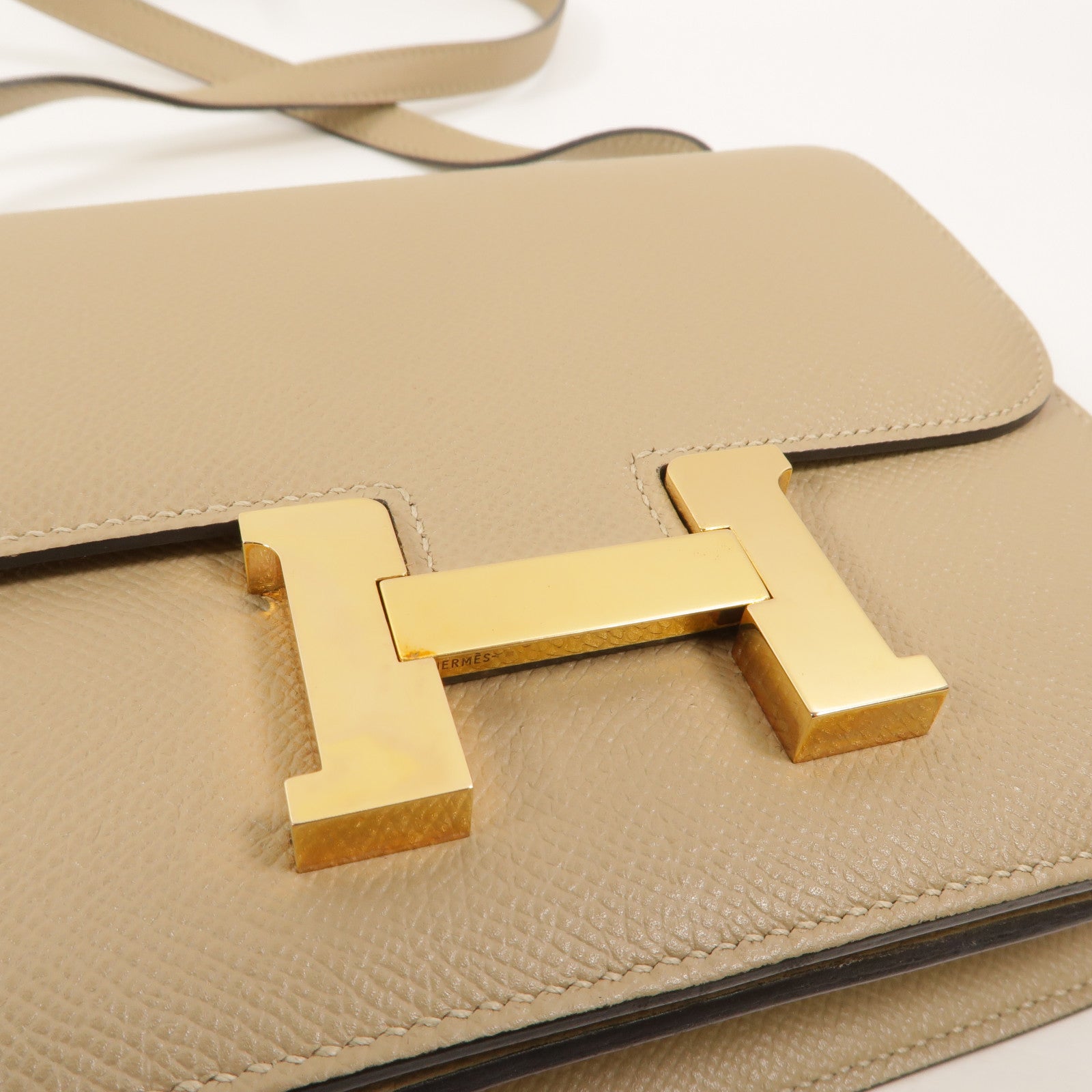 HERMES Epsom皮革Constance Mini肩背袋Trench