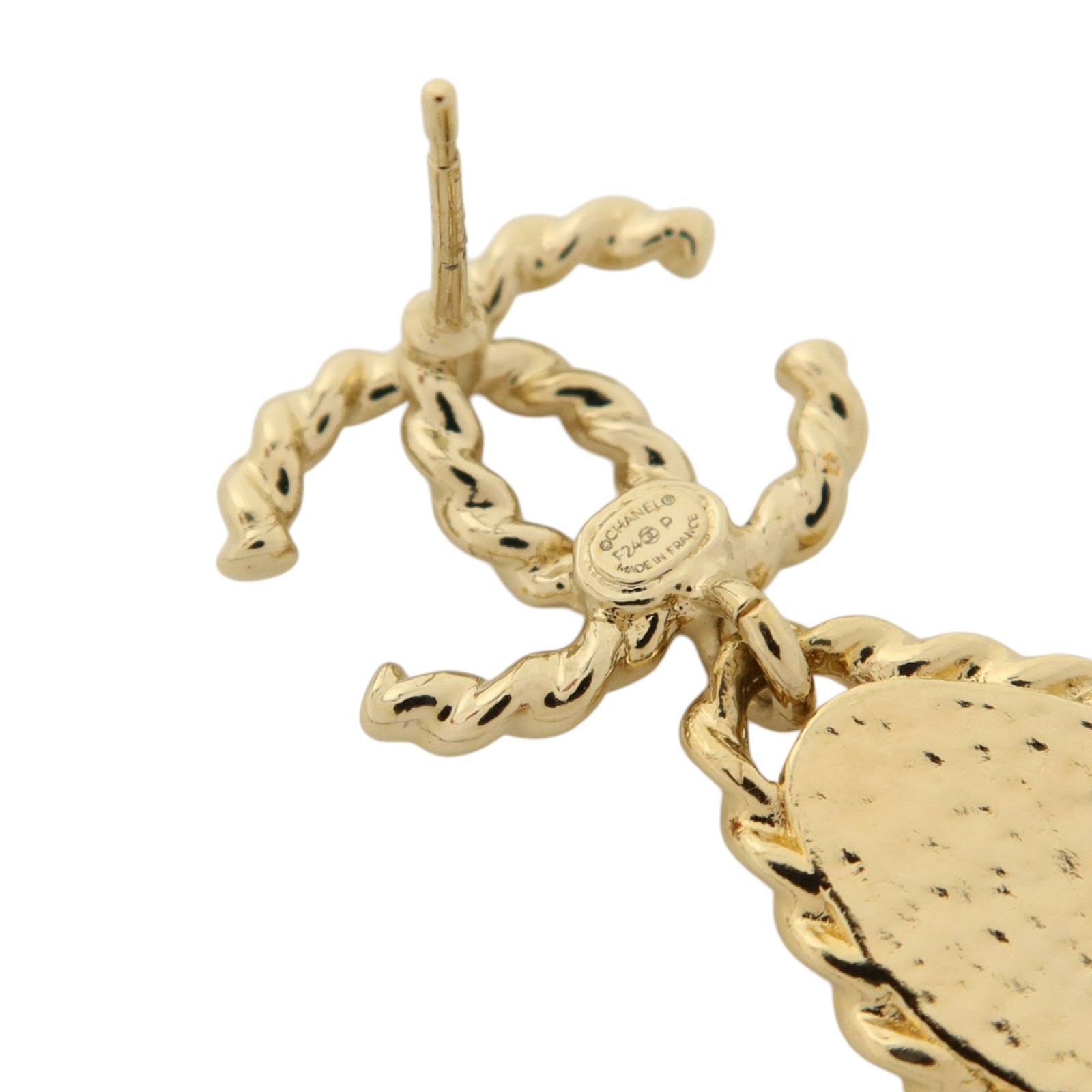 CHANEL 金屬/PVC Earrings耳環