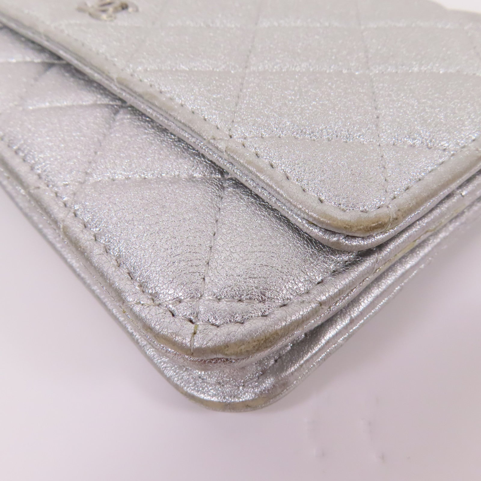 CHANEL 羊皮皮革WOC Wallet On Chain鏈帶肩背袋