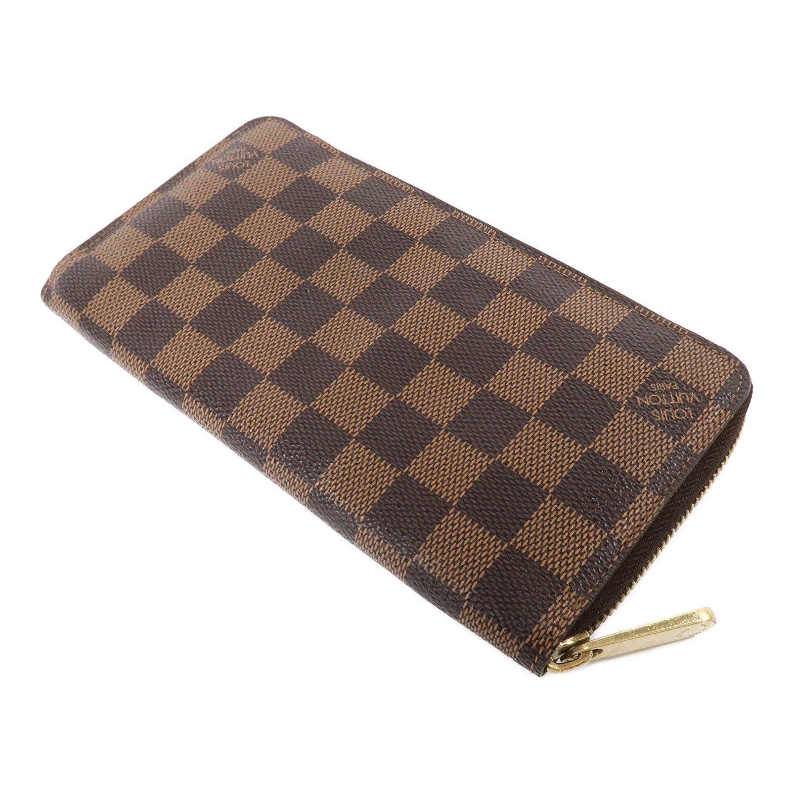 LOUIS VUITTON Damier Zippy Organizer金扣長錢包