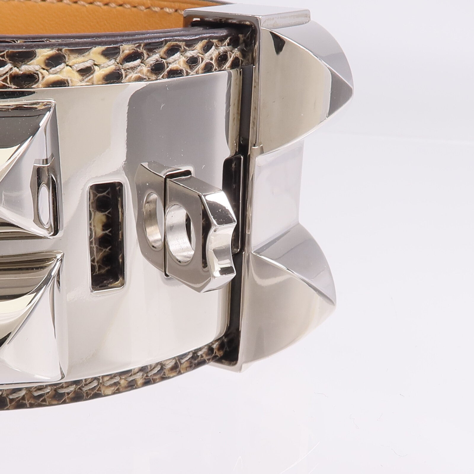 HERMES 蜥蝪皮革Collier De Chien手鐲
