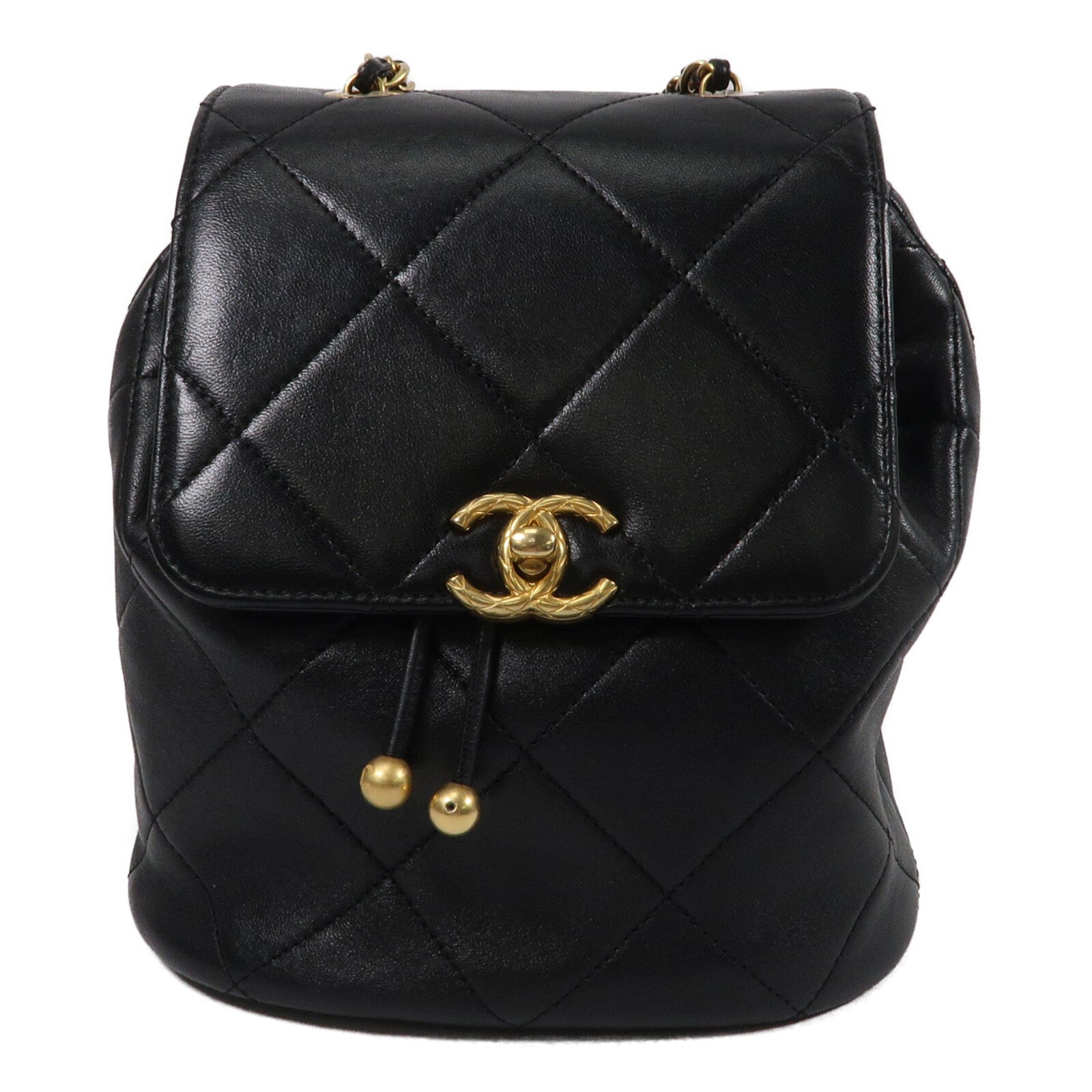 CHANEL 牛皮皮革Backpack背包