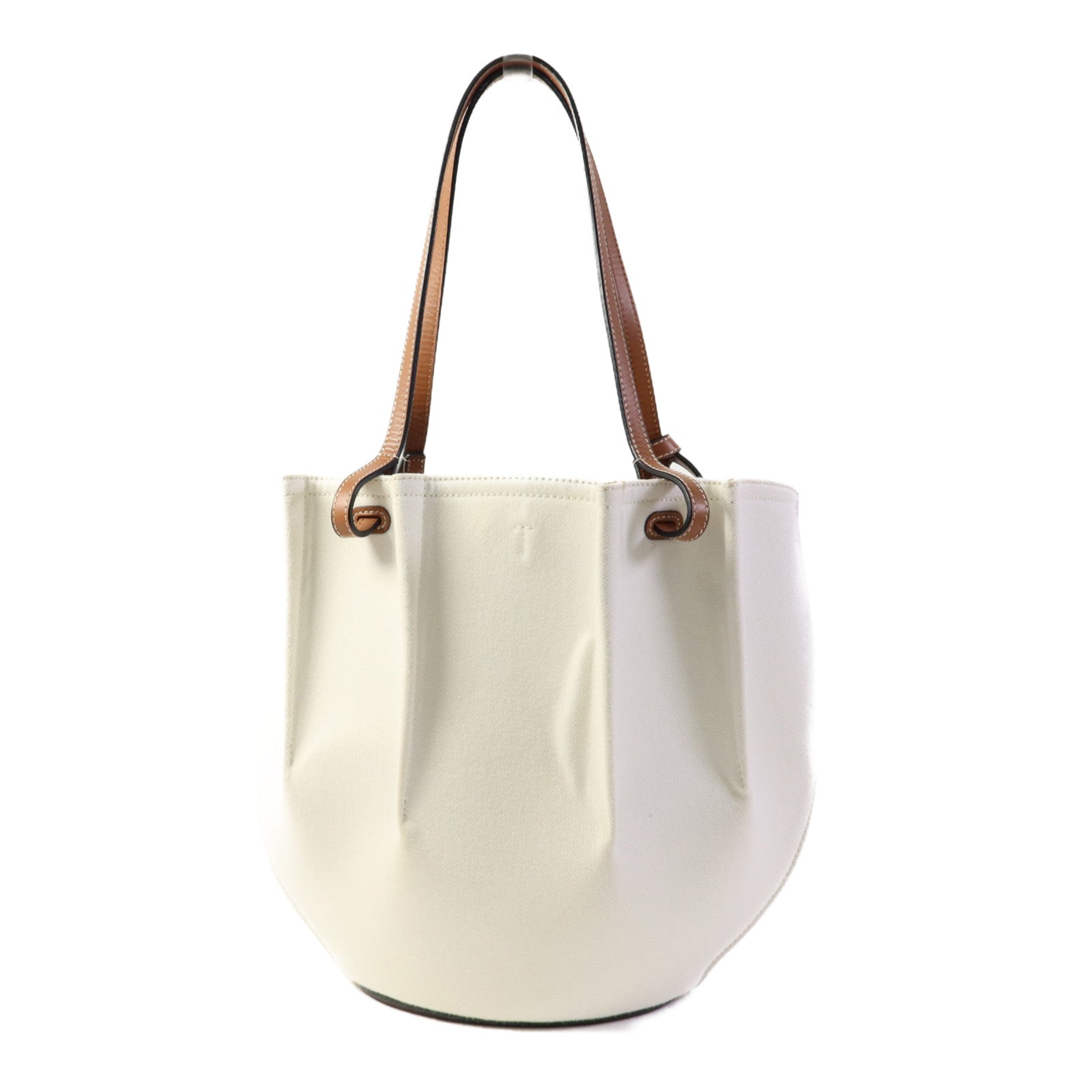 LOEWE 帆布/牛皮皮革Tote Bag手挽袋