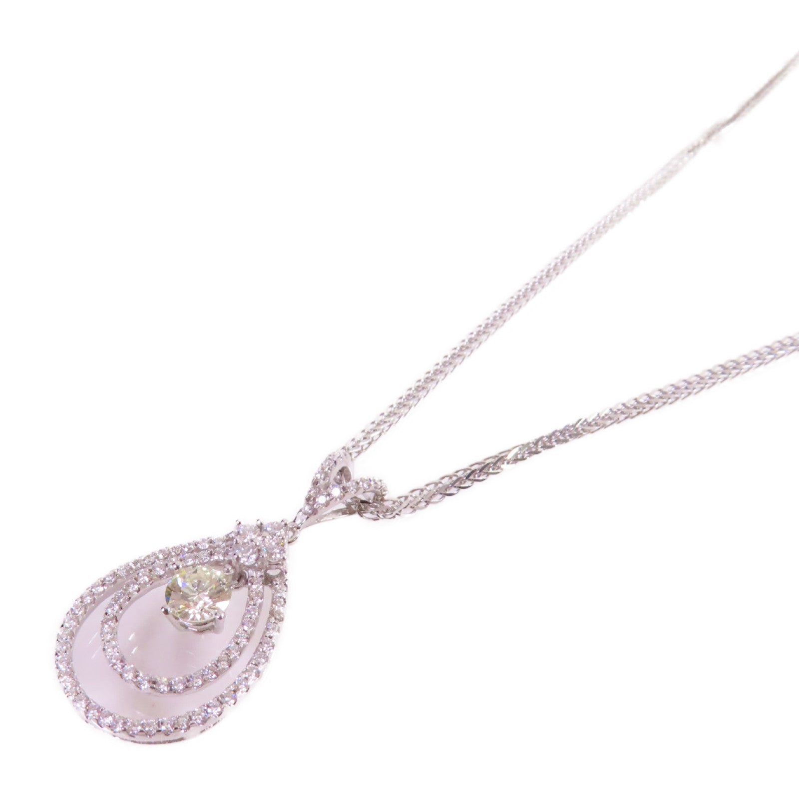 JEWELRY 【激減優惠】18K白金Diamond Necklace鑽石項鍊