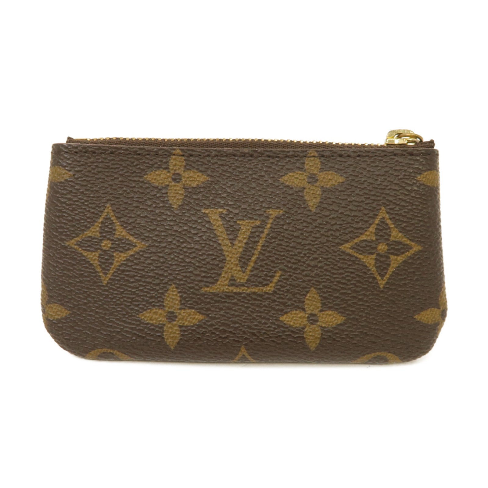 LOUIS VUITTON Monogram Coin/Key Case金扣零錢/鎖匙包啡色