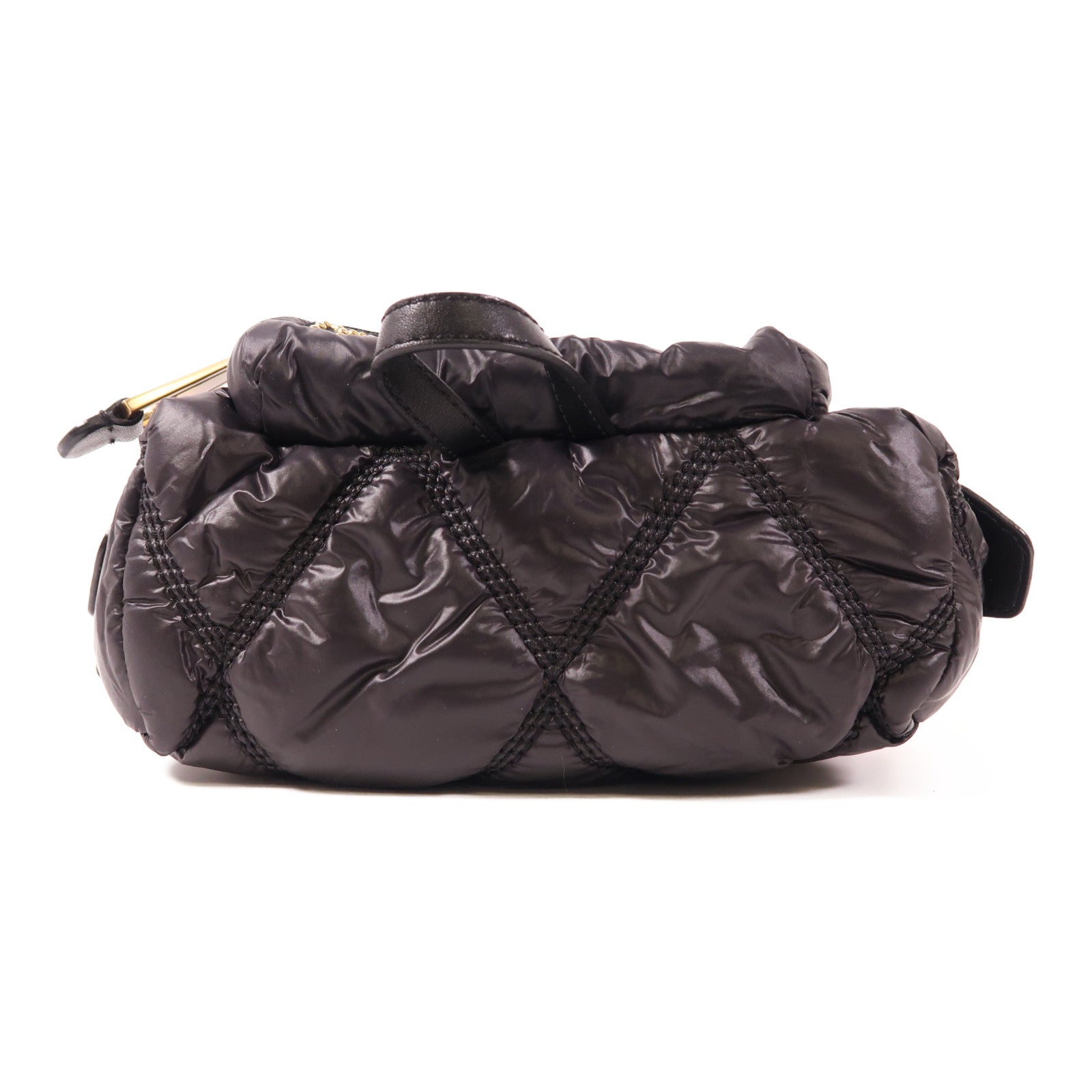 MOSCHINO 尼龍Shoulder Bag金扣肩背袋