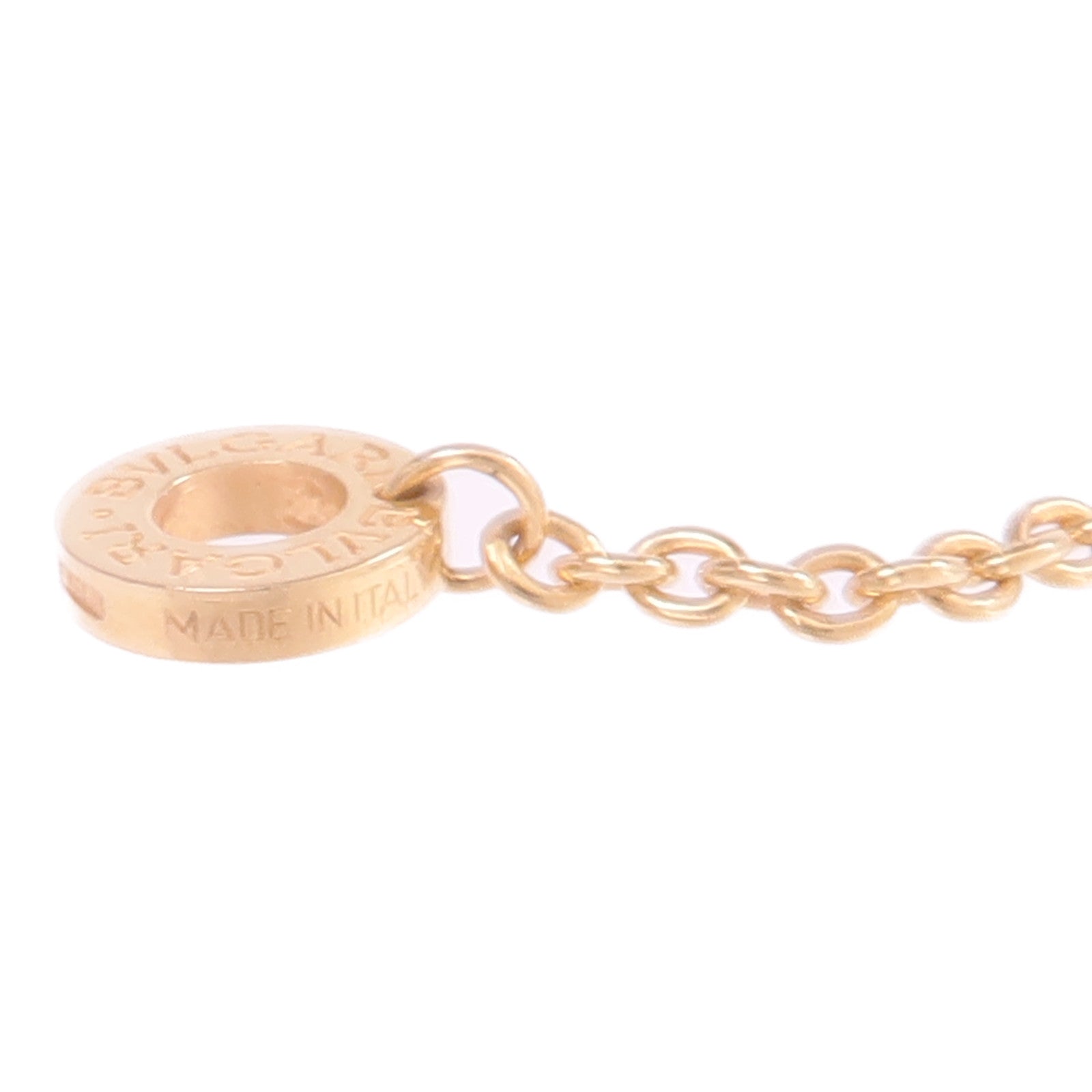BVLGARI 18K玫瑰金/陶瓷B.Zero 1 Necklace項鍊