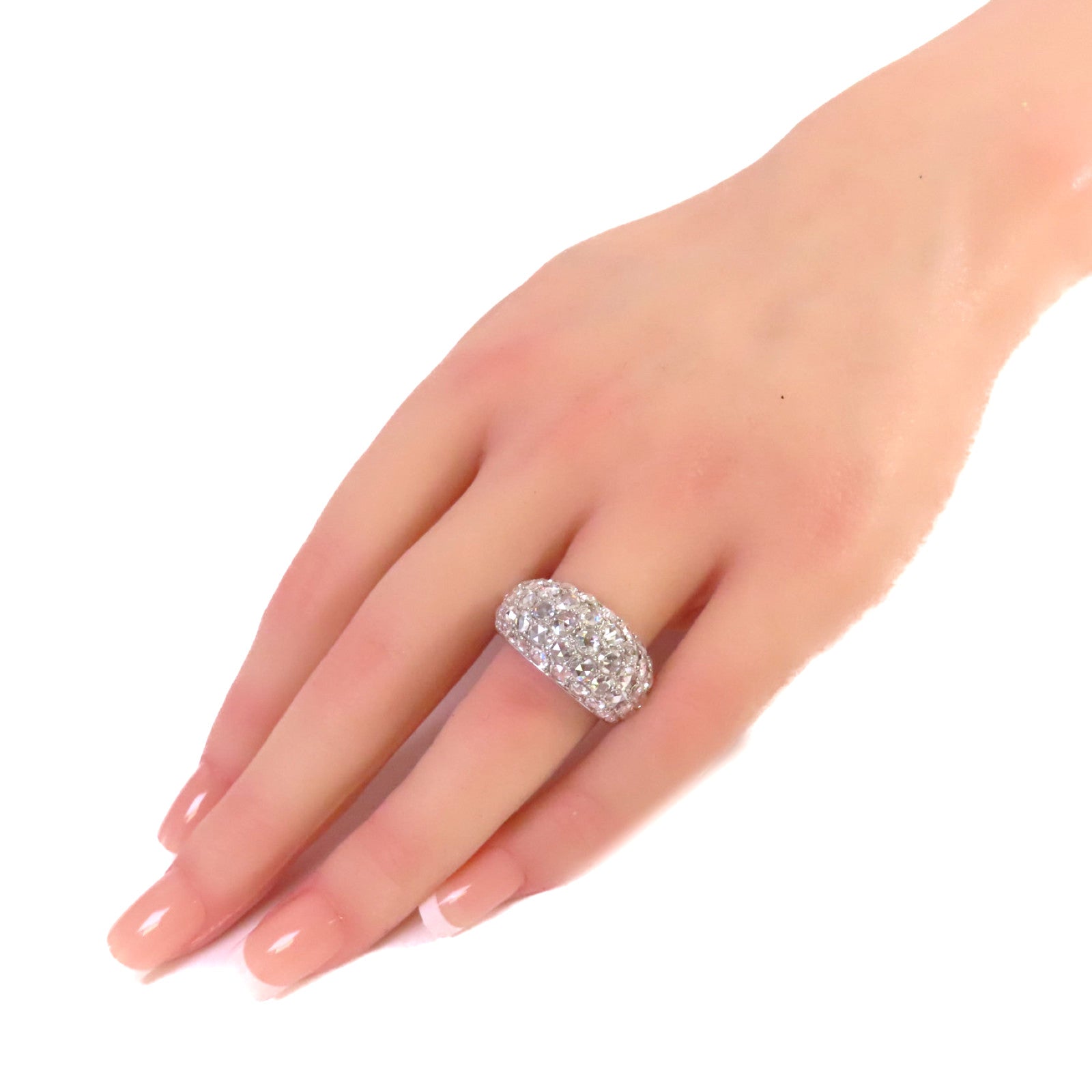JEWELRY 【激減優惠】PT900鉑金/4.39ct鑽石Diamond Ring戒指US#7.5