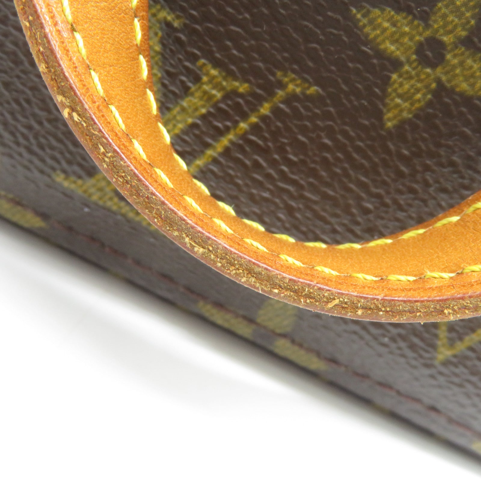 LOUIS VUITTON Monogram Vavin PM金扣手挽袋啡色