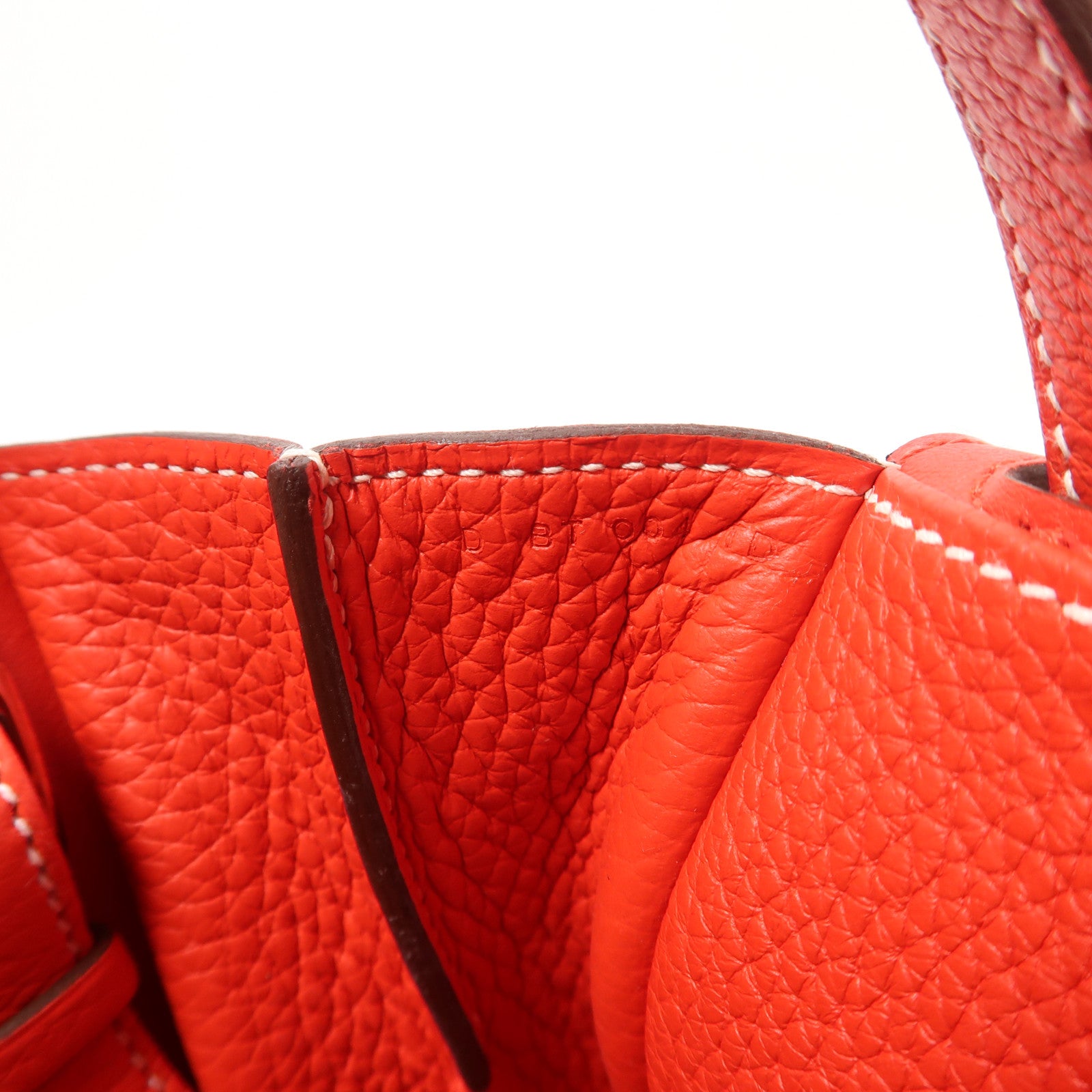 HERMES Clemence皮革Halzan 31銀扣手挽肩背兩用袋