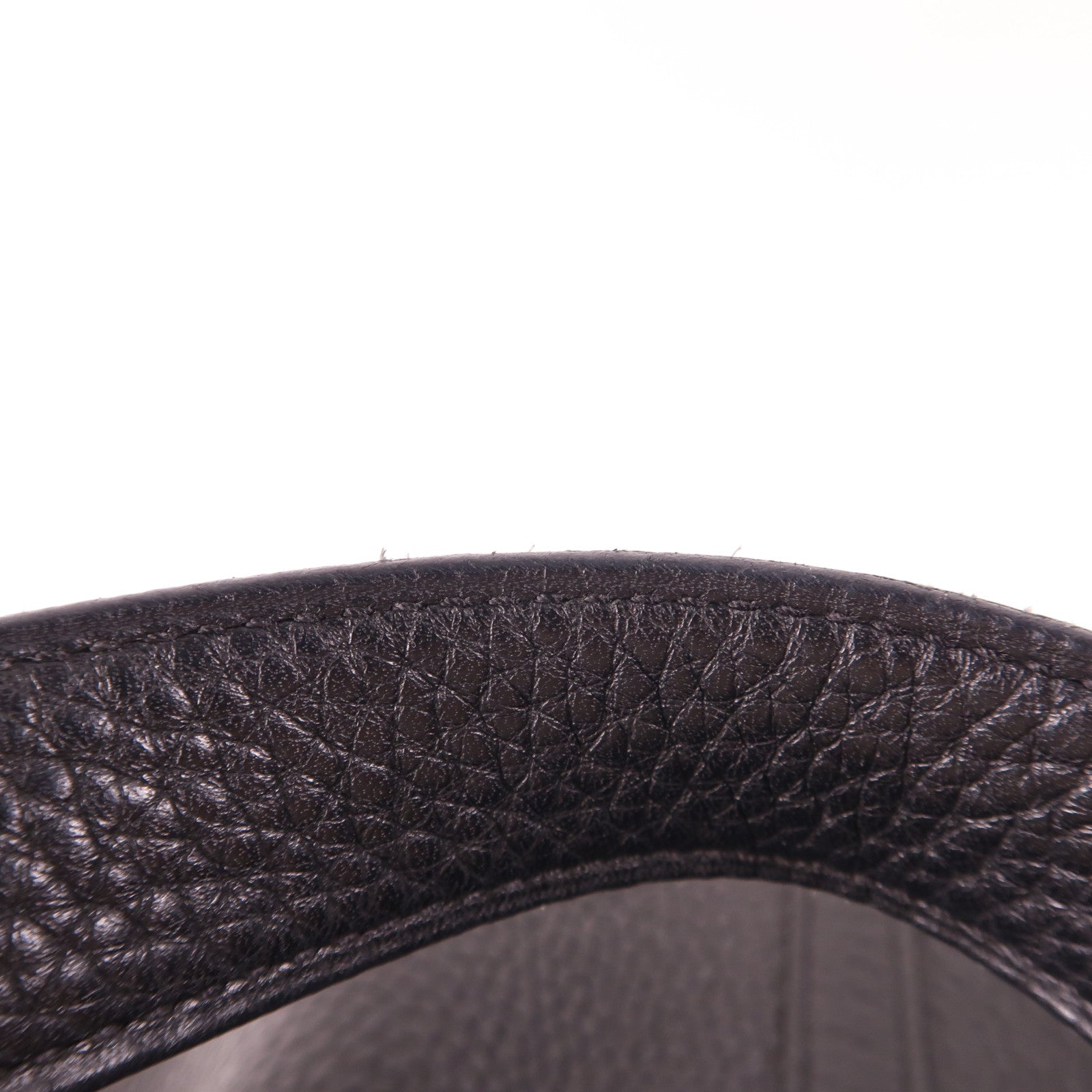 HERMES 【激減優惠】Clemence皮革Picotin MM銀扣手挽袋Noir