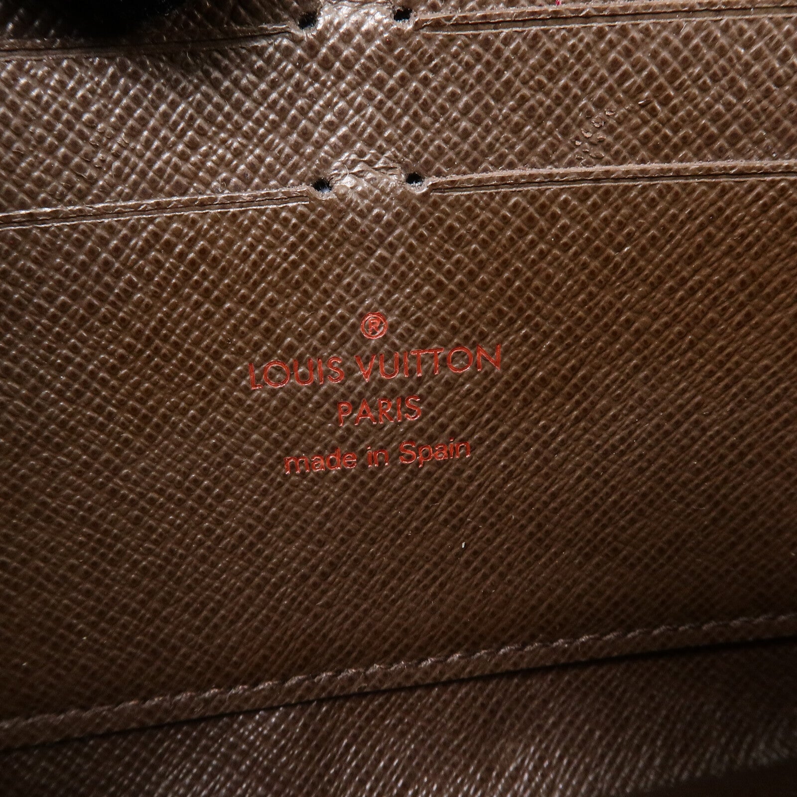 LOUIS VUITTON Damier Zippy Organizer金扣長錢包