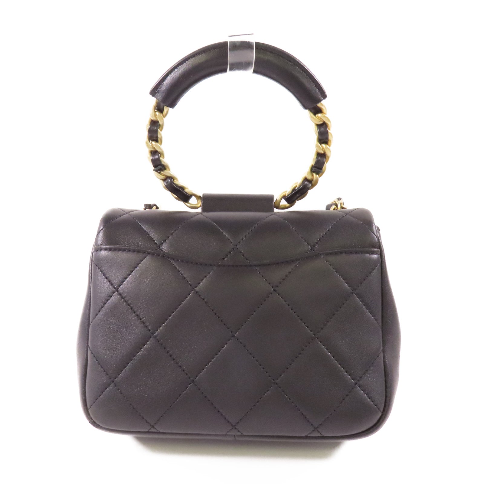 CHANEL 羊皮皮革Matelasse Chain Shoulder金扣鏈帶肩背袋