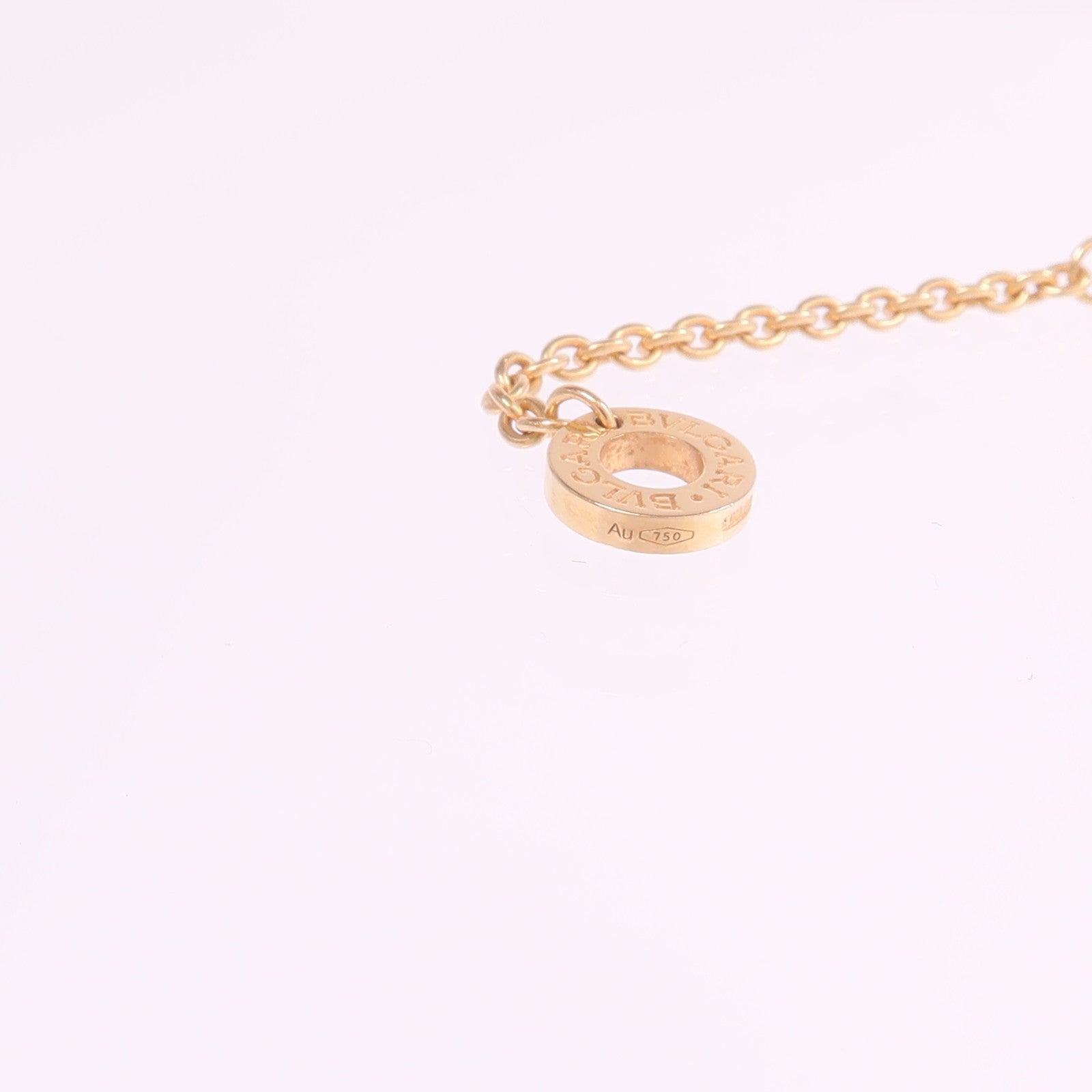 BVLGARI 18K玫瑰金/陶瓷B.Zero 1 Necklace項鍊