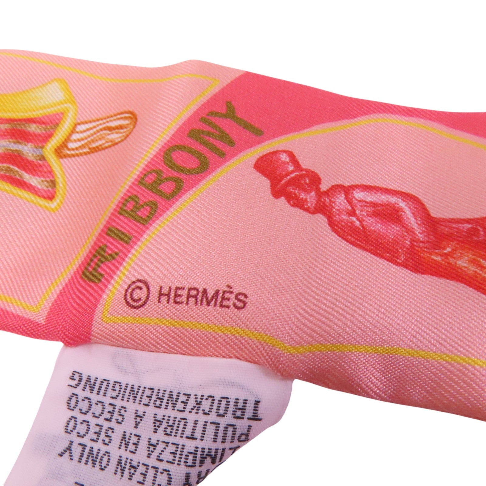 HERMES 絲質Twilly Scarf絲巾