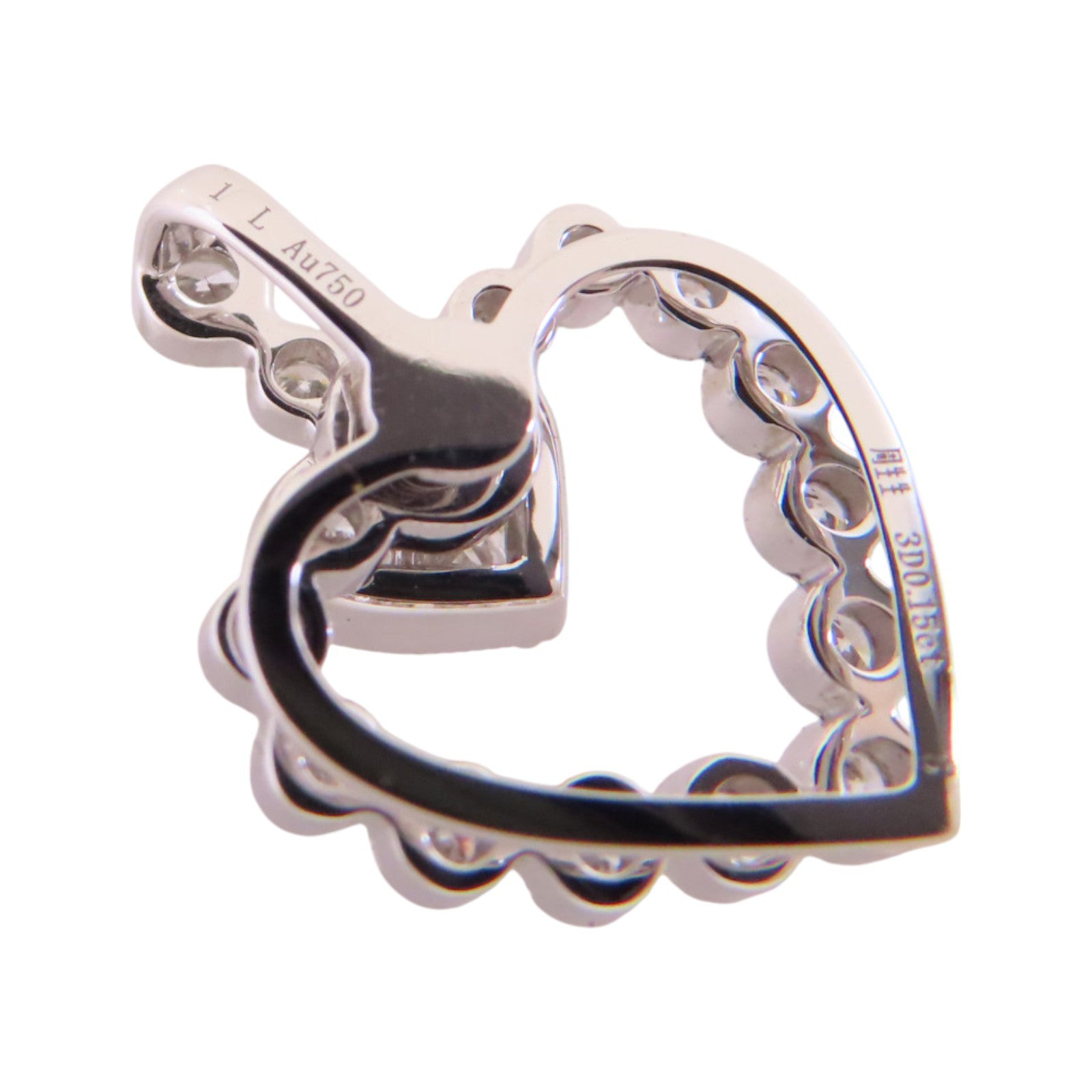 JEWELRY 【激減優惠】18K白金/鑽石Diamond Pendant Top吊墜