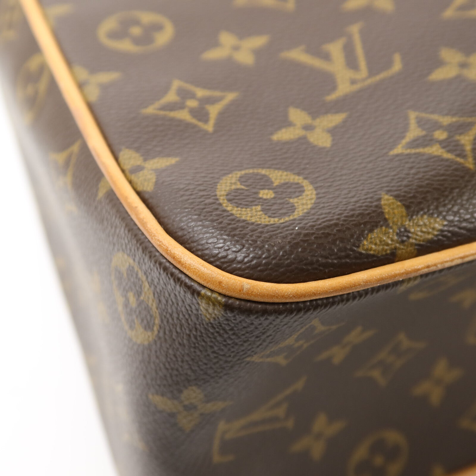 LOUIS VUITTON Monogram Multipli Cite金扣肩背袋