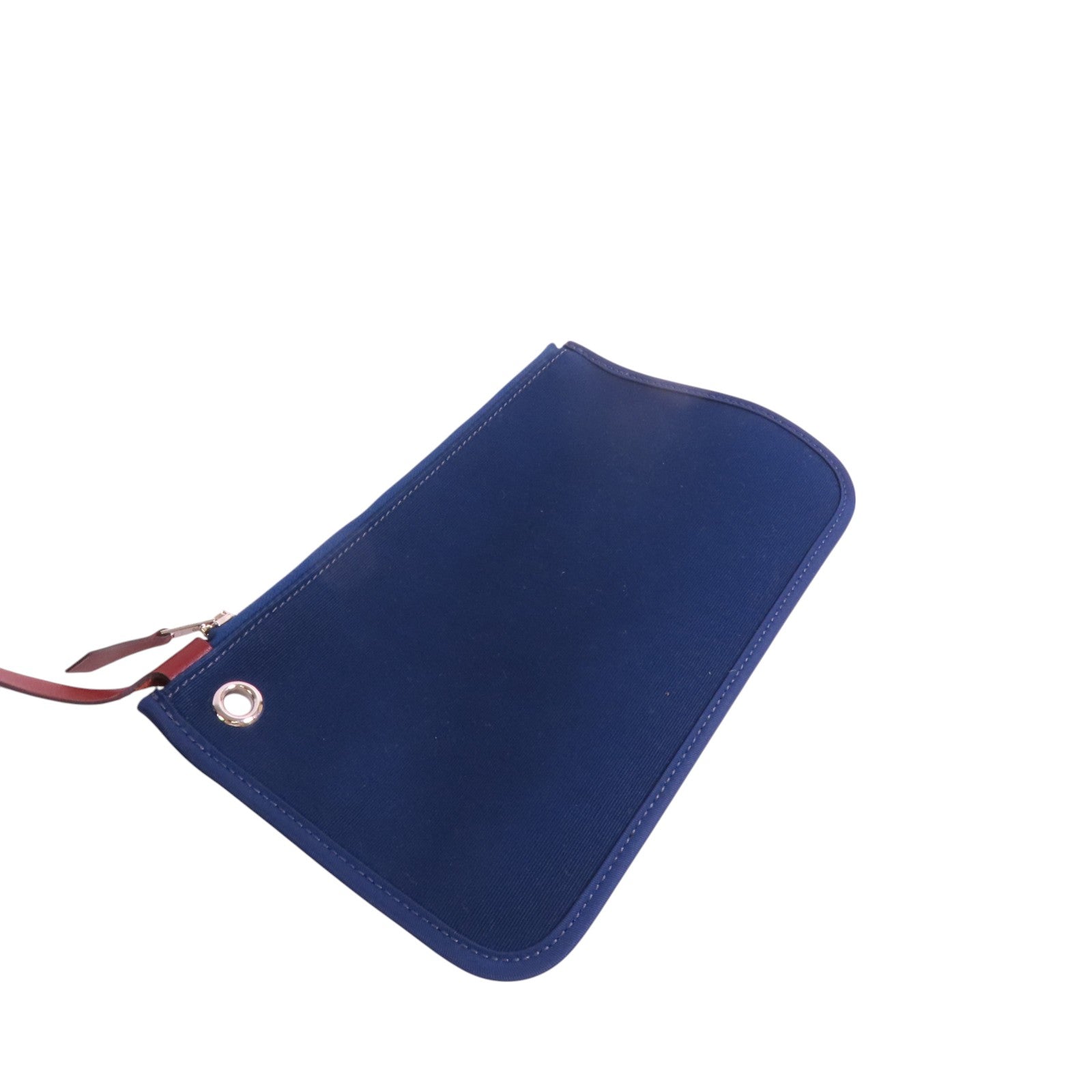 HERMES 帆布Herbag PM銀扣手挽肩背兩用袋