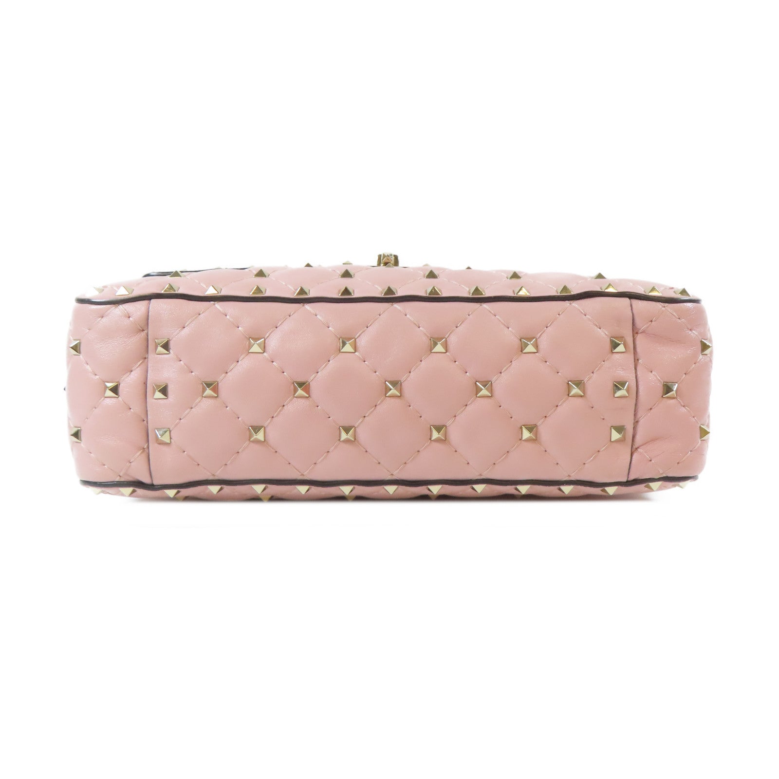 Valentino 牛皮皮革2 Way Chain Shoulder Bag金扣鏈帶手挽肩背兩用袋粉紅色