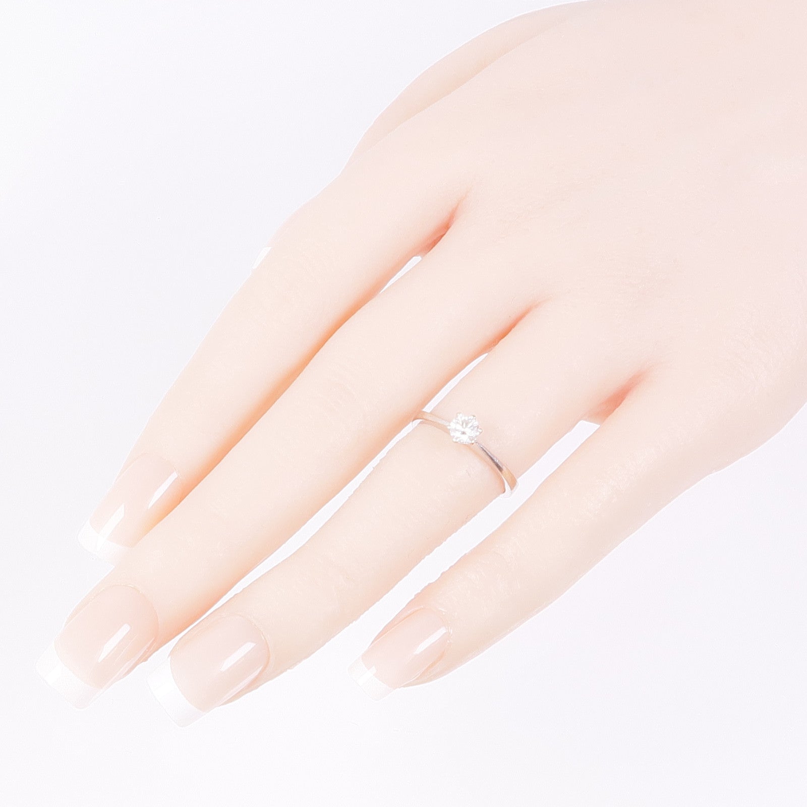 JEWELRY 【激減優惠】18K白金Diamond Ring鑽石戒指US#6