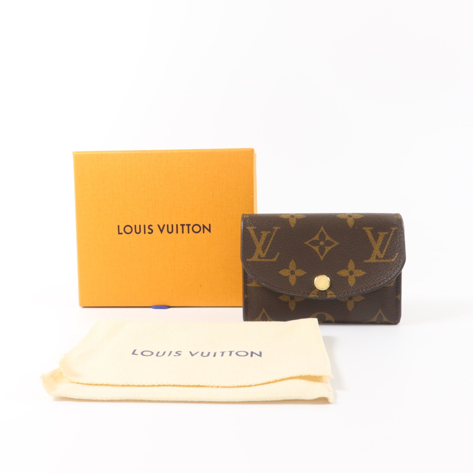 LOUIS VUITTON Monogram Rosalie Coin Purse金扣零錢包