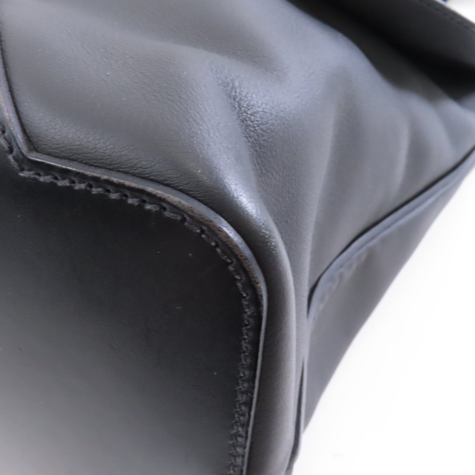 HERMES Taurillon Cristobal皮革Cityslide Messenger Bag銀扣斜挎包Plomb/Noir/Lime黑色/黃色