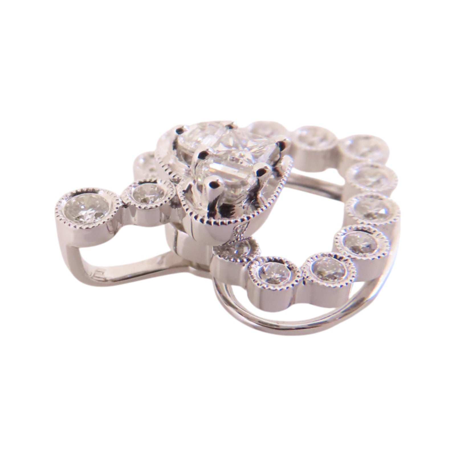 JEWELRY 18K白金/鑽石Diamond Pendant Top吊墜