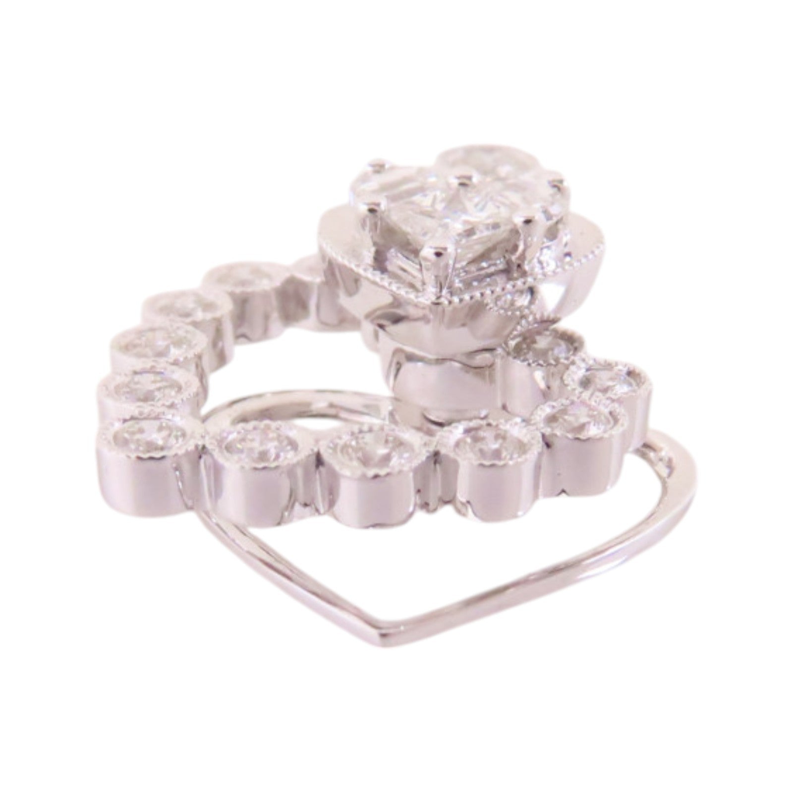 JEWELRY 【激減優惠】18K白金/鑽石Diamond Pendant Top吊墜