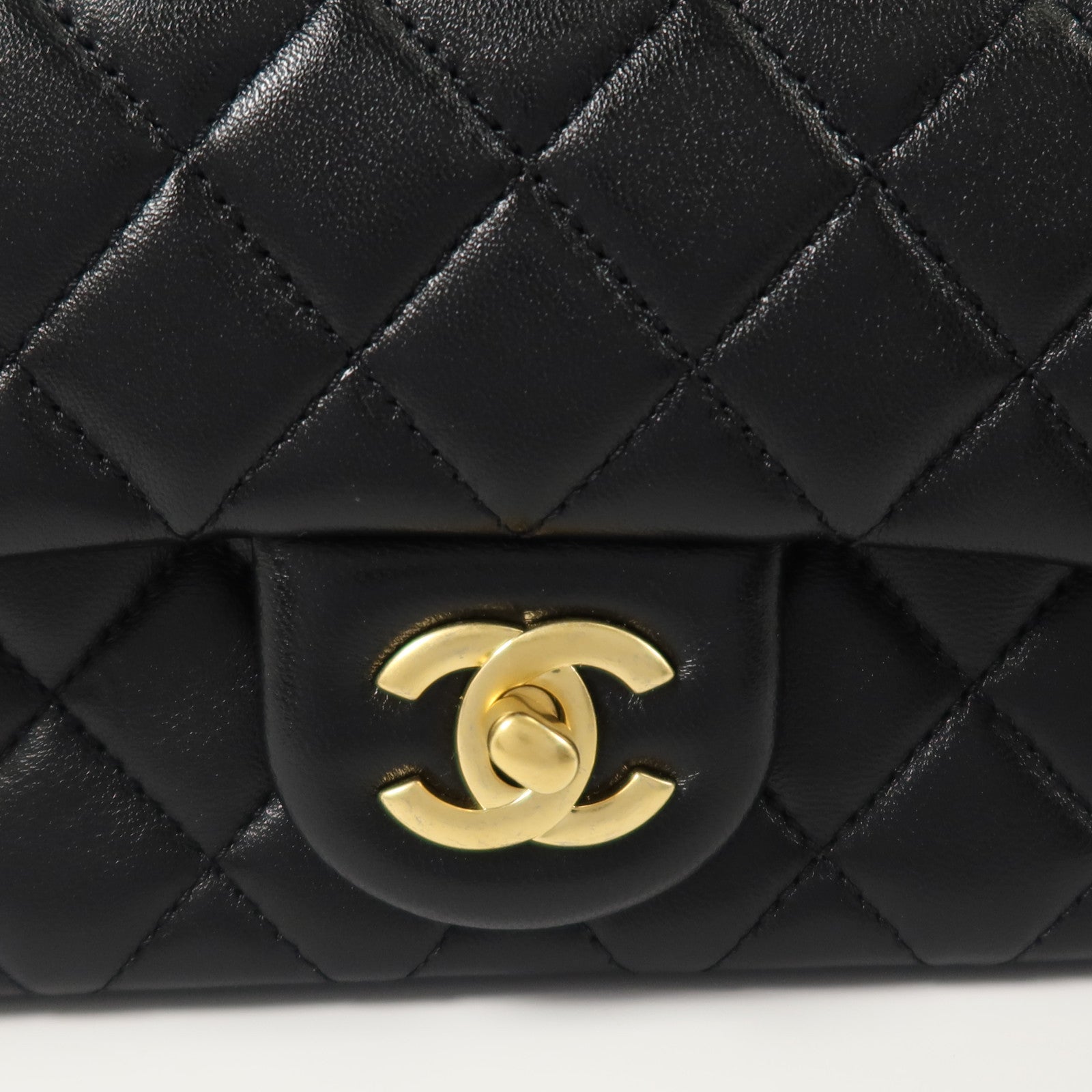 CHANEL 羊皮皮革Classic 20 Goldball金扣鏈帶肩背袋