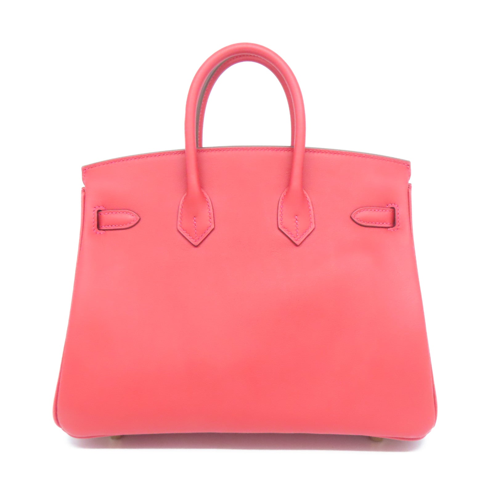 HERMES 【激減優惠】Veau Swift皮革Birkin 25金扣手挽袋愛心紅色